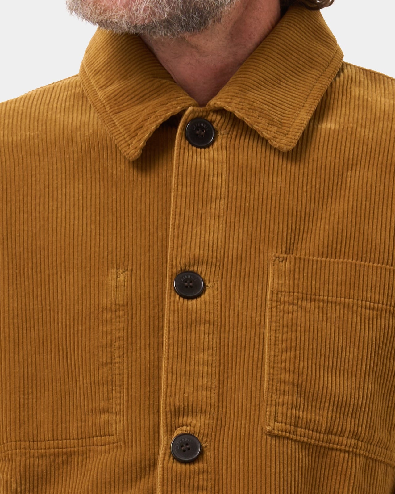LAFAURIE ESTEVE Jaune Cumin veste peintre velours coton