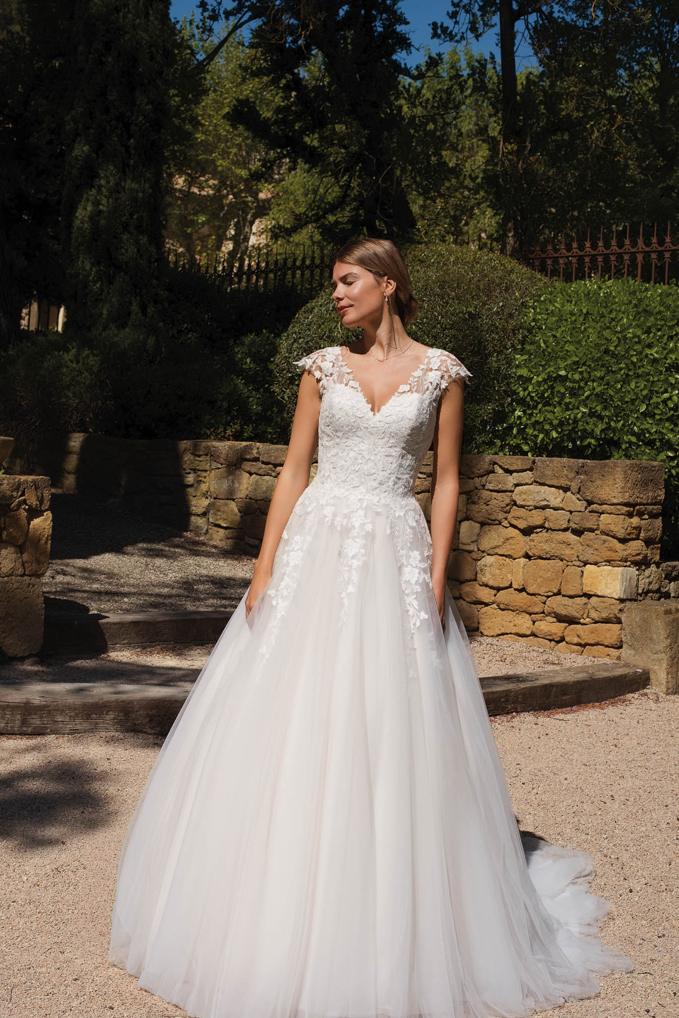 Le Jour de Notre Oui Intemporel robe de mariée blanche