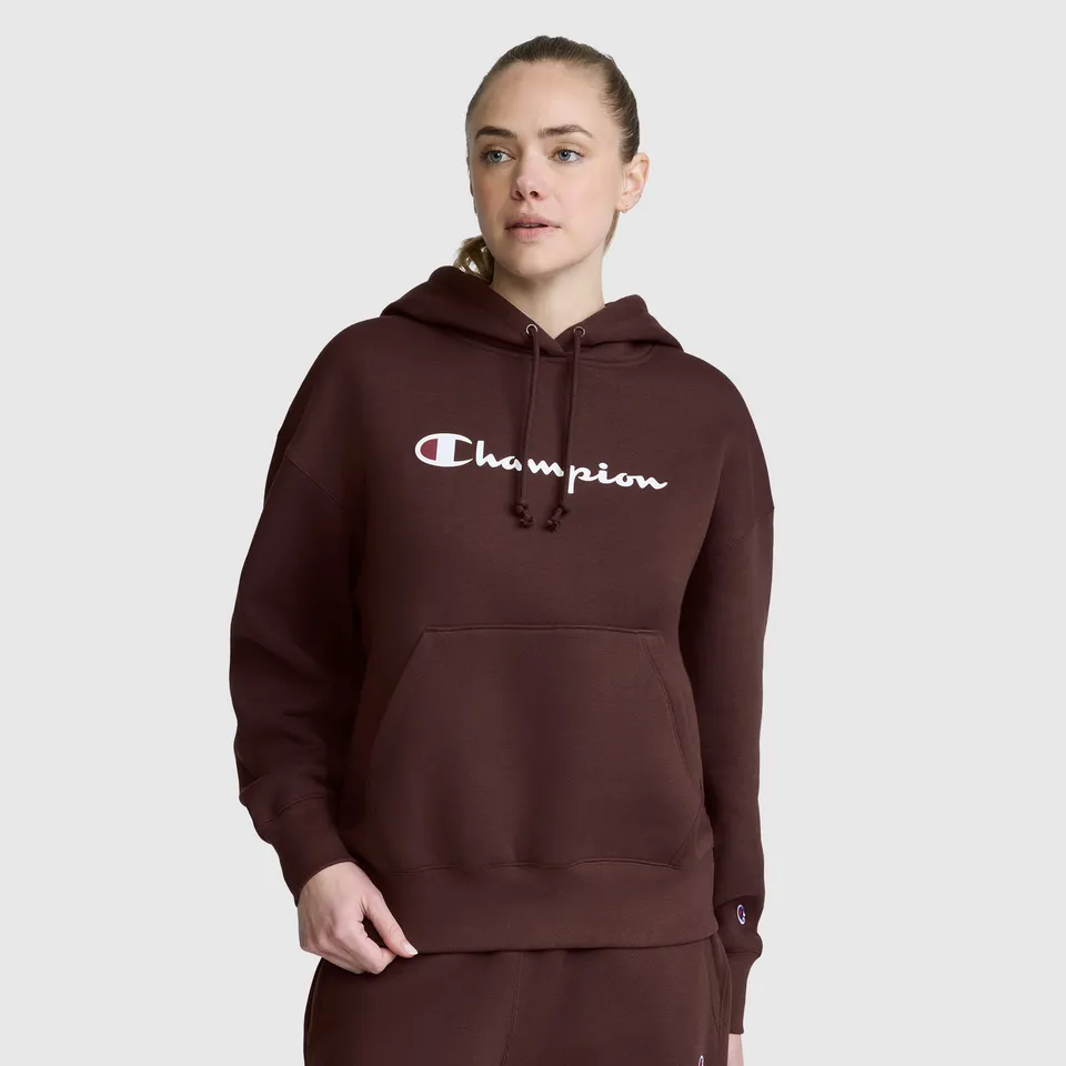 Champion Powerblend Relaxed Hoodie sweat Bitter Chocolate