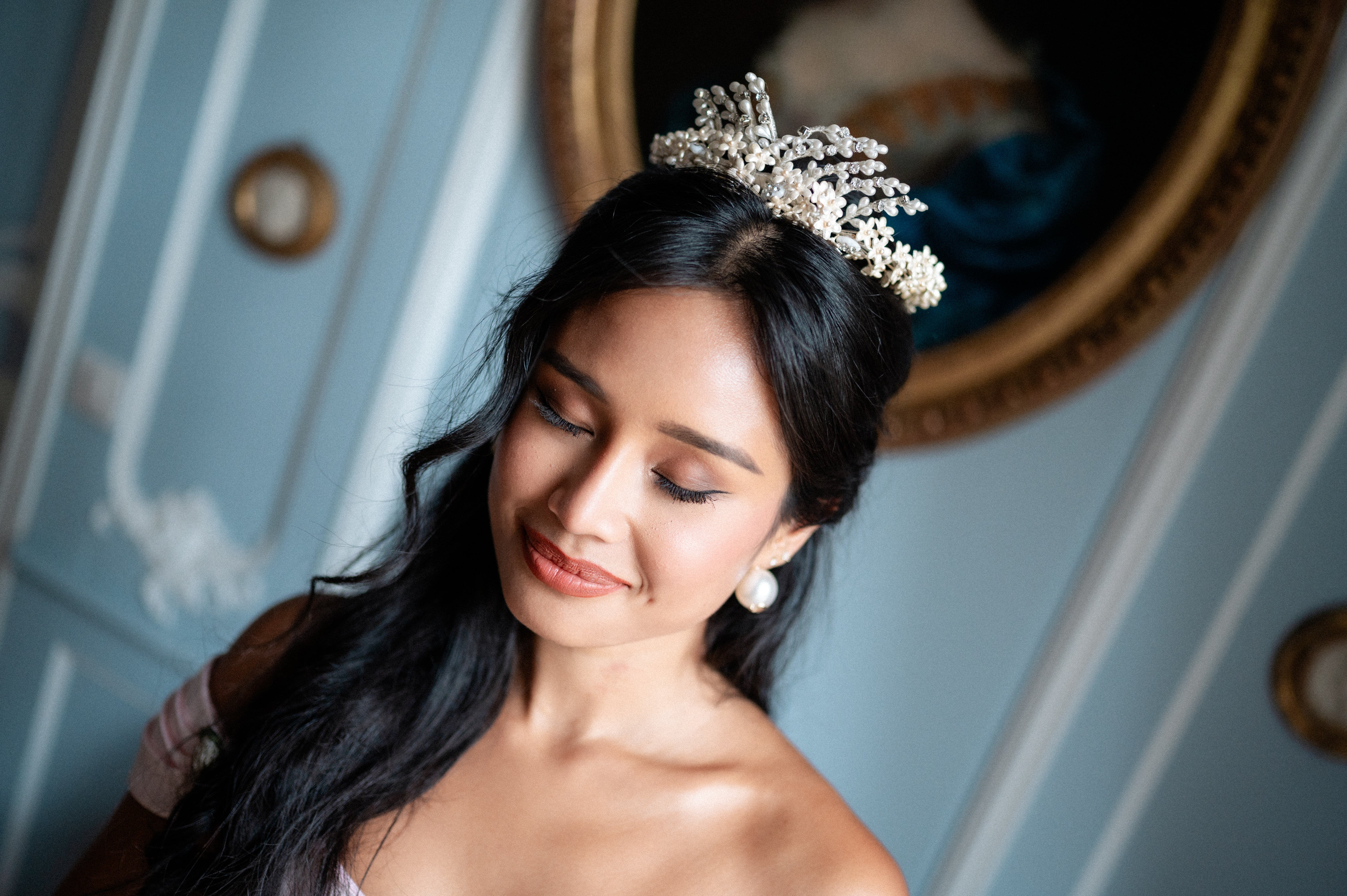 Solène Gisèle Les couronnes Cire et Strass couronne de mariée vintage
