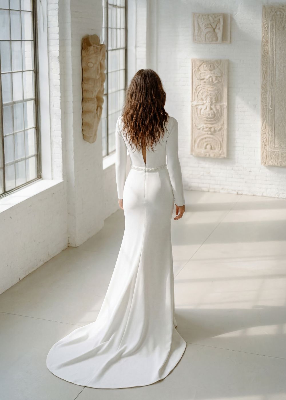 Hervé Paris Promise Pyper robe de mariée satin
