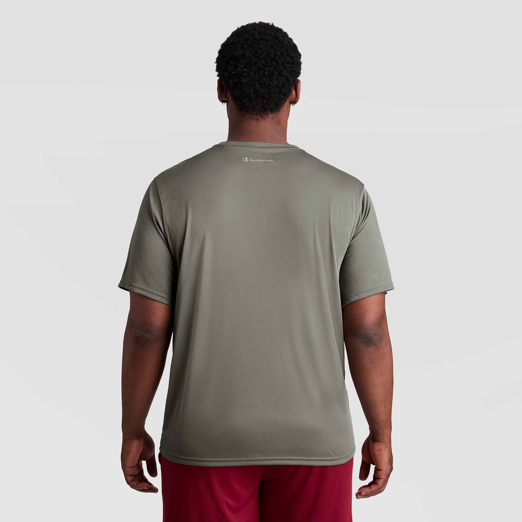 Champion Sport Reflective C Logo t-shirt gris Stone Grey Big