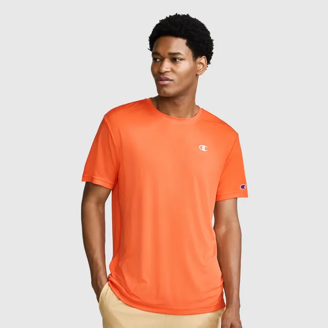 Champion Sport T-Shirt Reflective C Logo tee-shirt homme Tiger Lilly orange