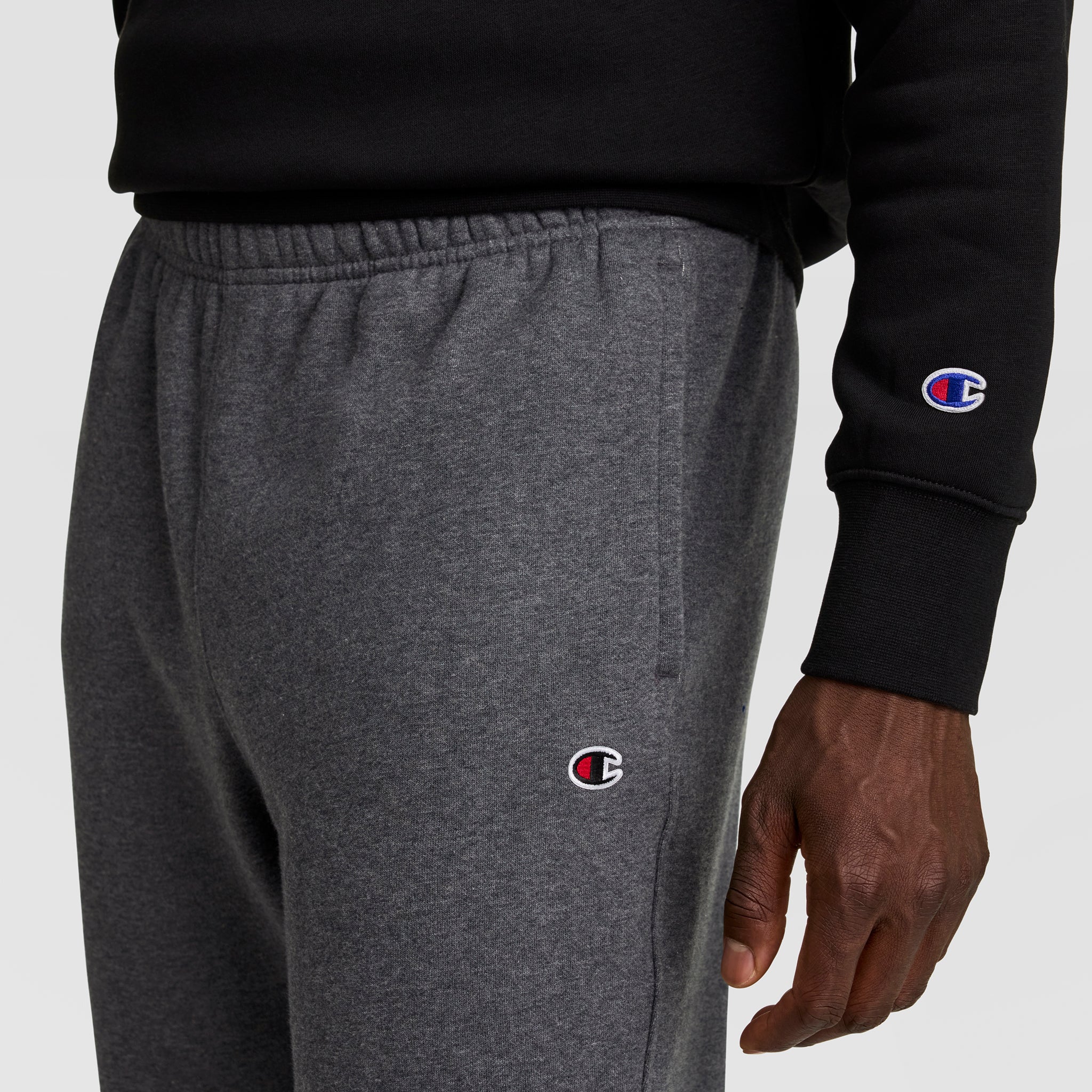 Champion Powerblend Joggers C Logo jogging Granite Heather