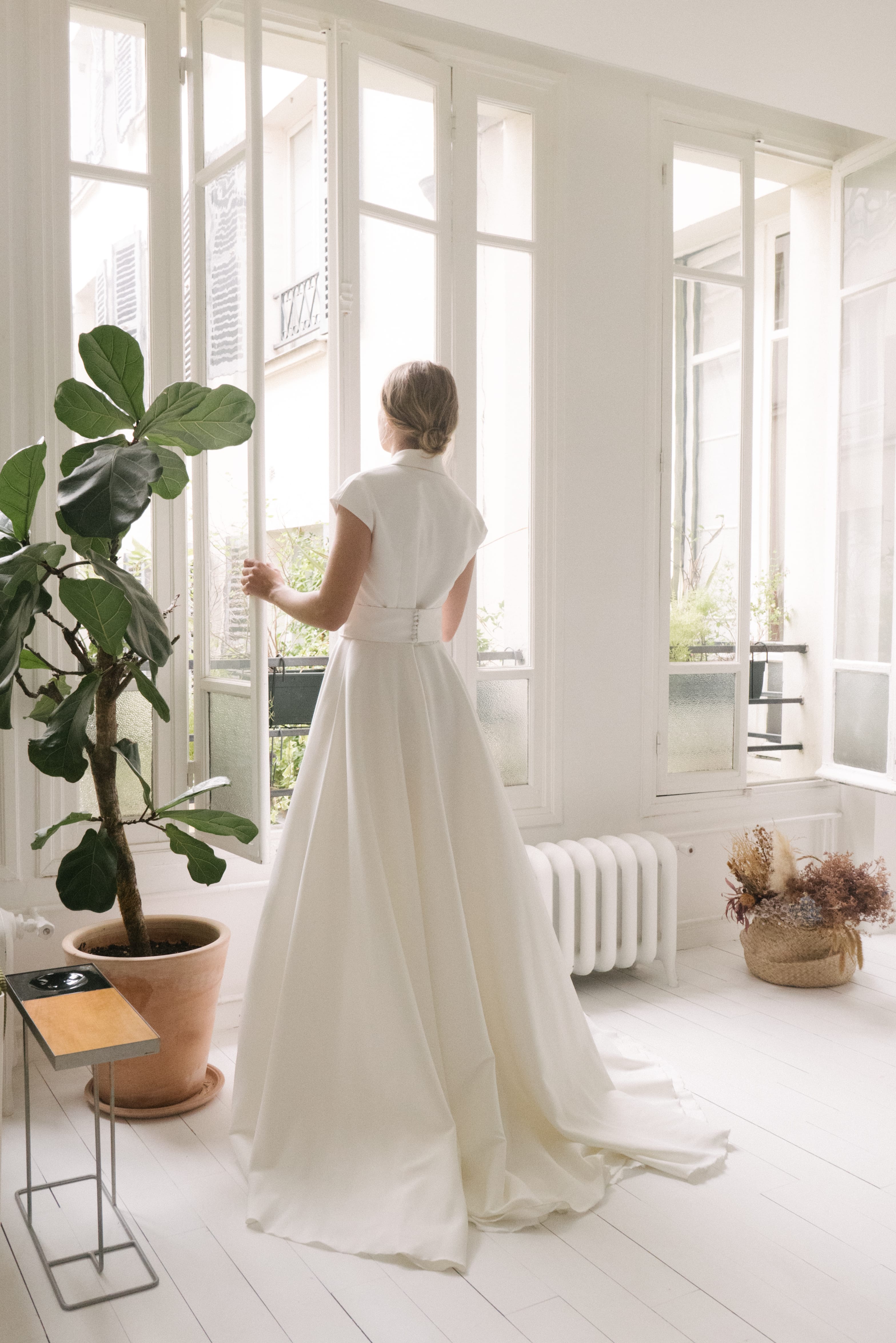 Maison Floret Sur-mesure Soren robe satin duchesse