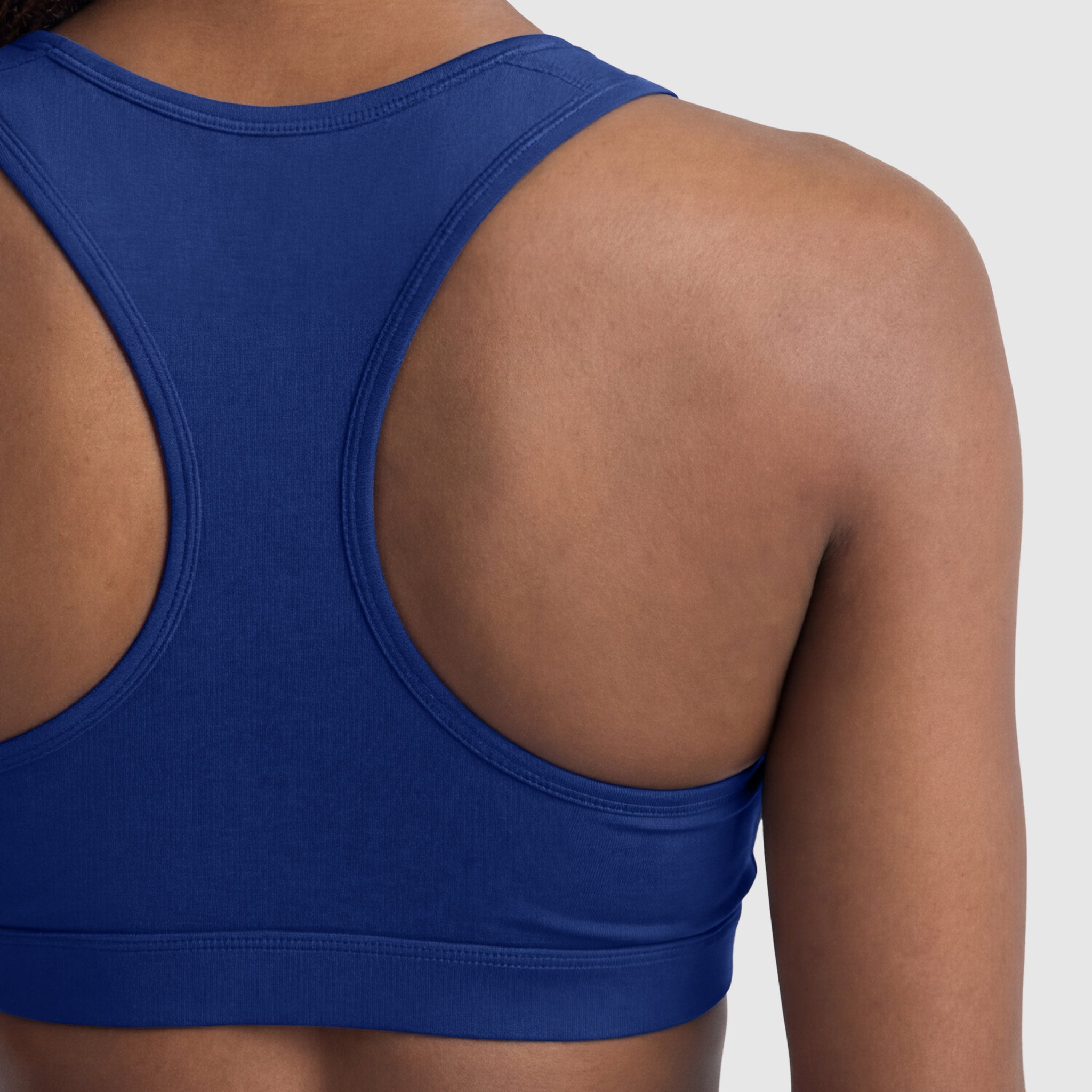 Champion Compression C Logo brassière de sport bleu profond maintien modéré