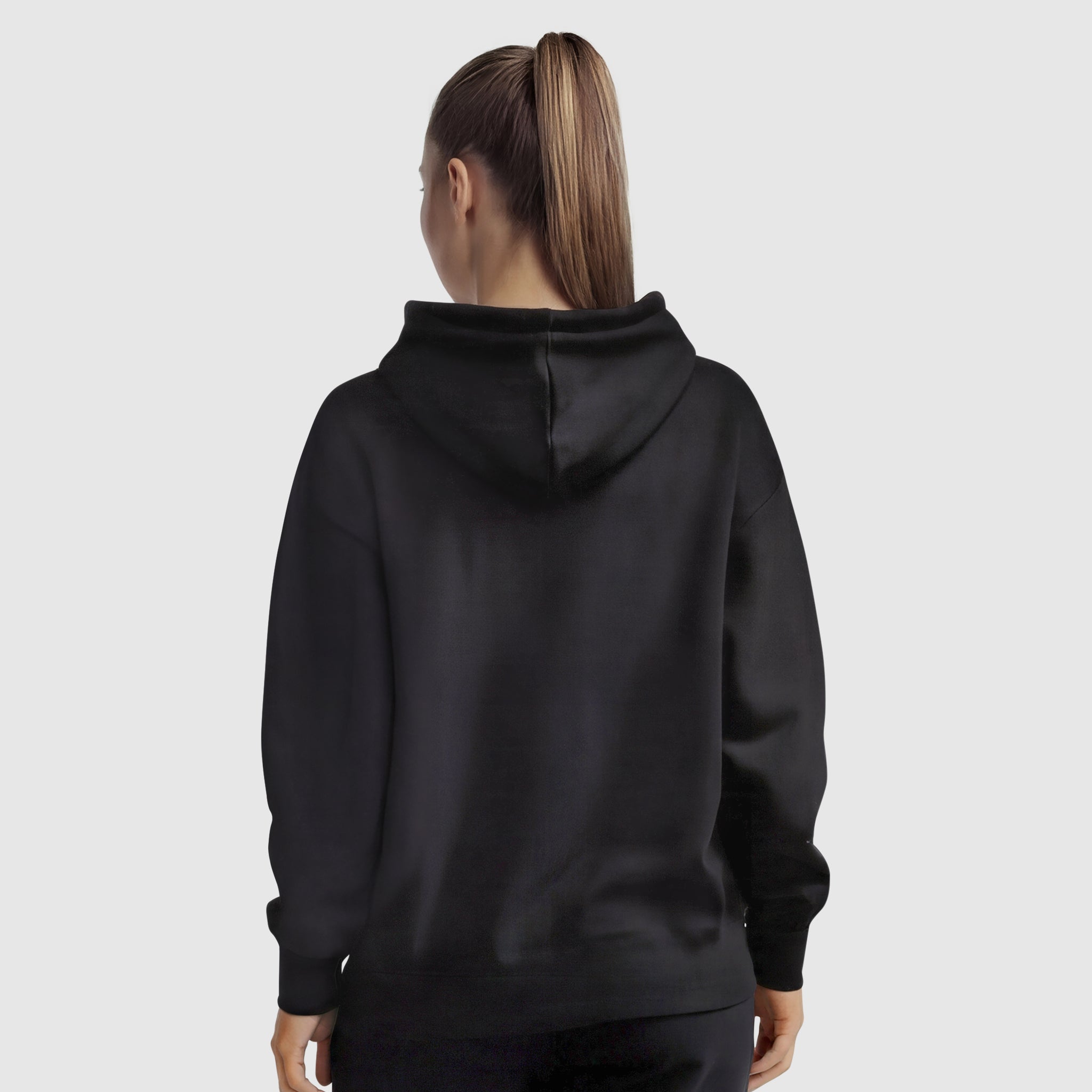 Champion Powerblend Freshman Hoodie sweat à capuche noir coton