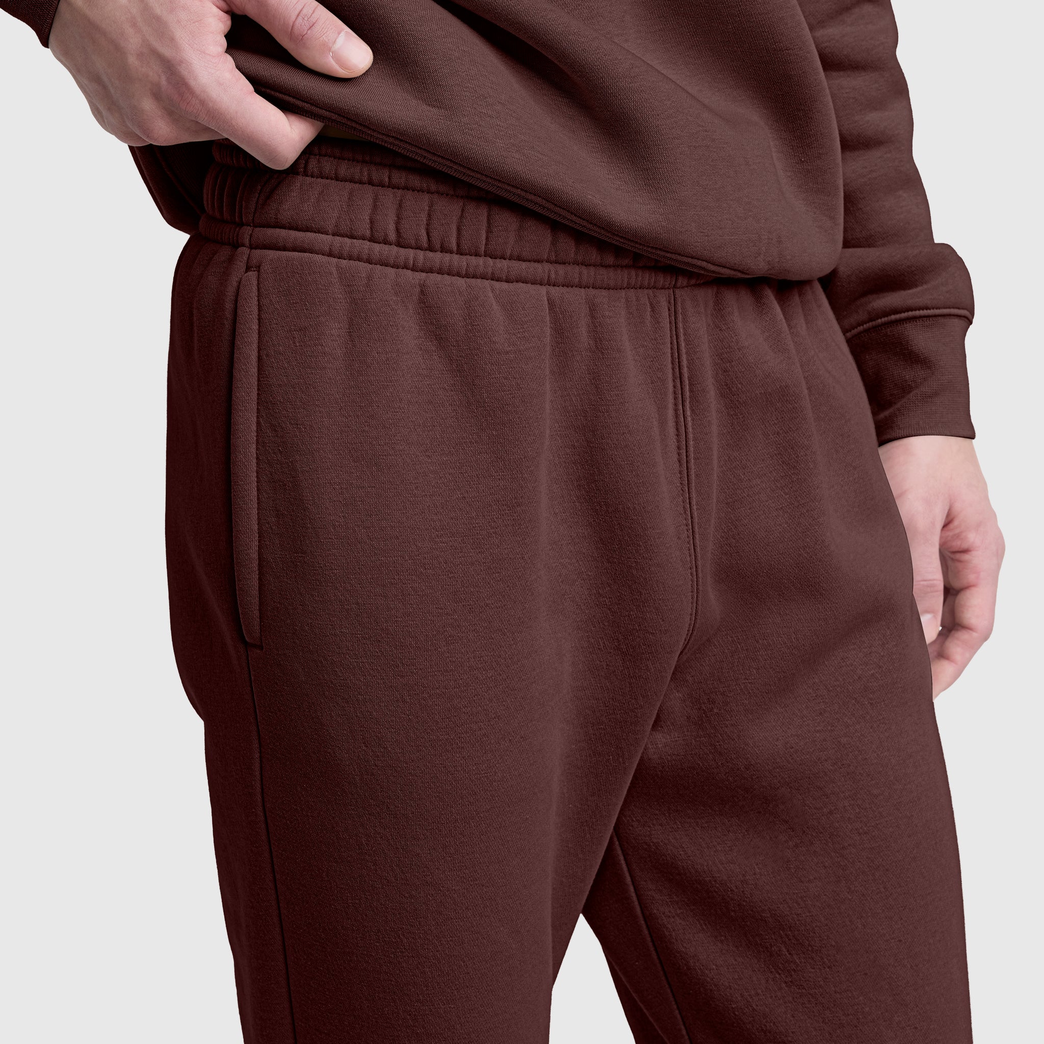 Champion Powerblend jogging homme Bitter Chocolate molleton