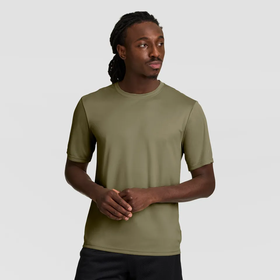 Champion Sport T-Shirt Reflective C Logo Burnt Olive homme