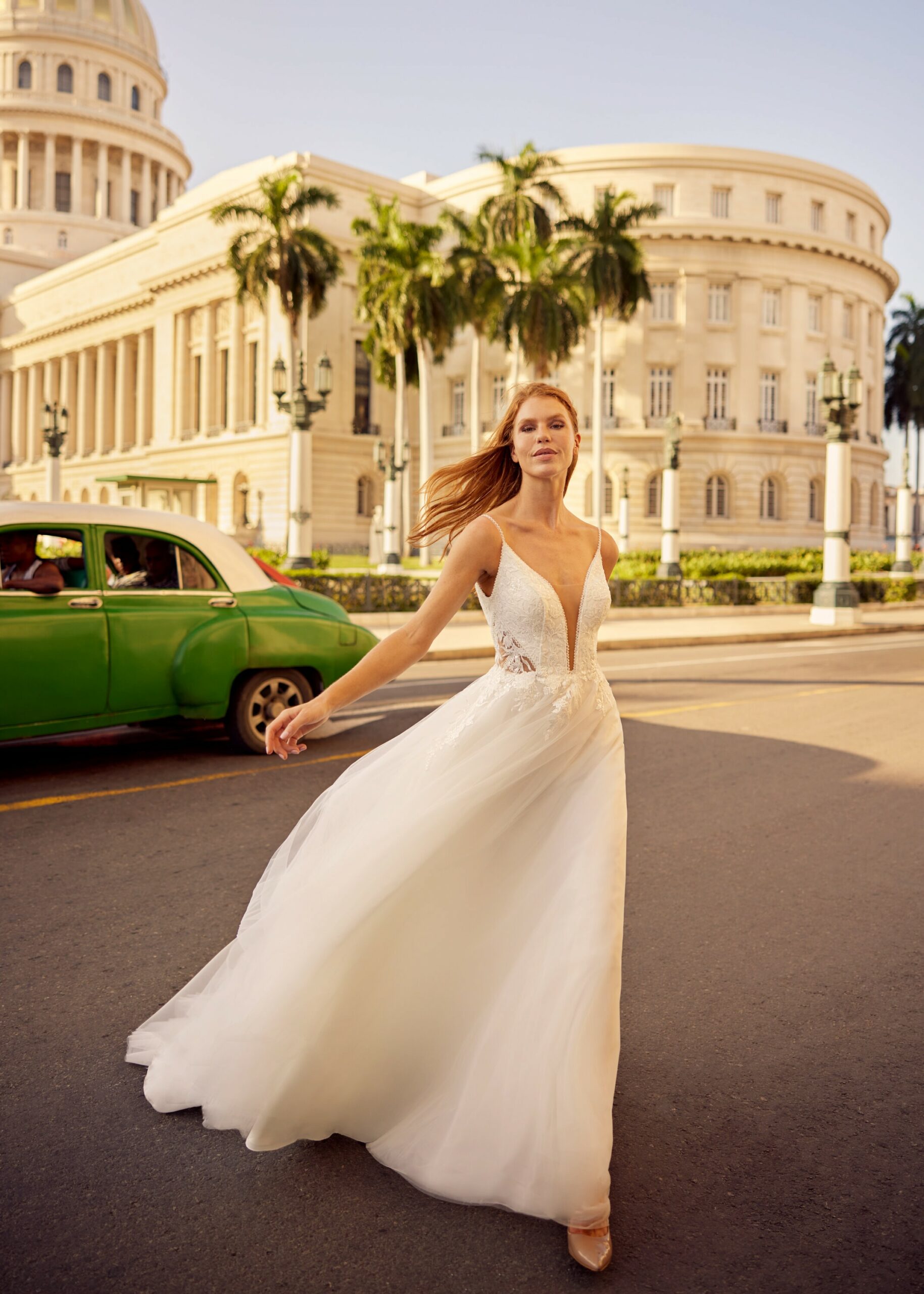 Hervé Paris Libre Lily robe de mariée fluide