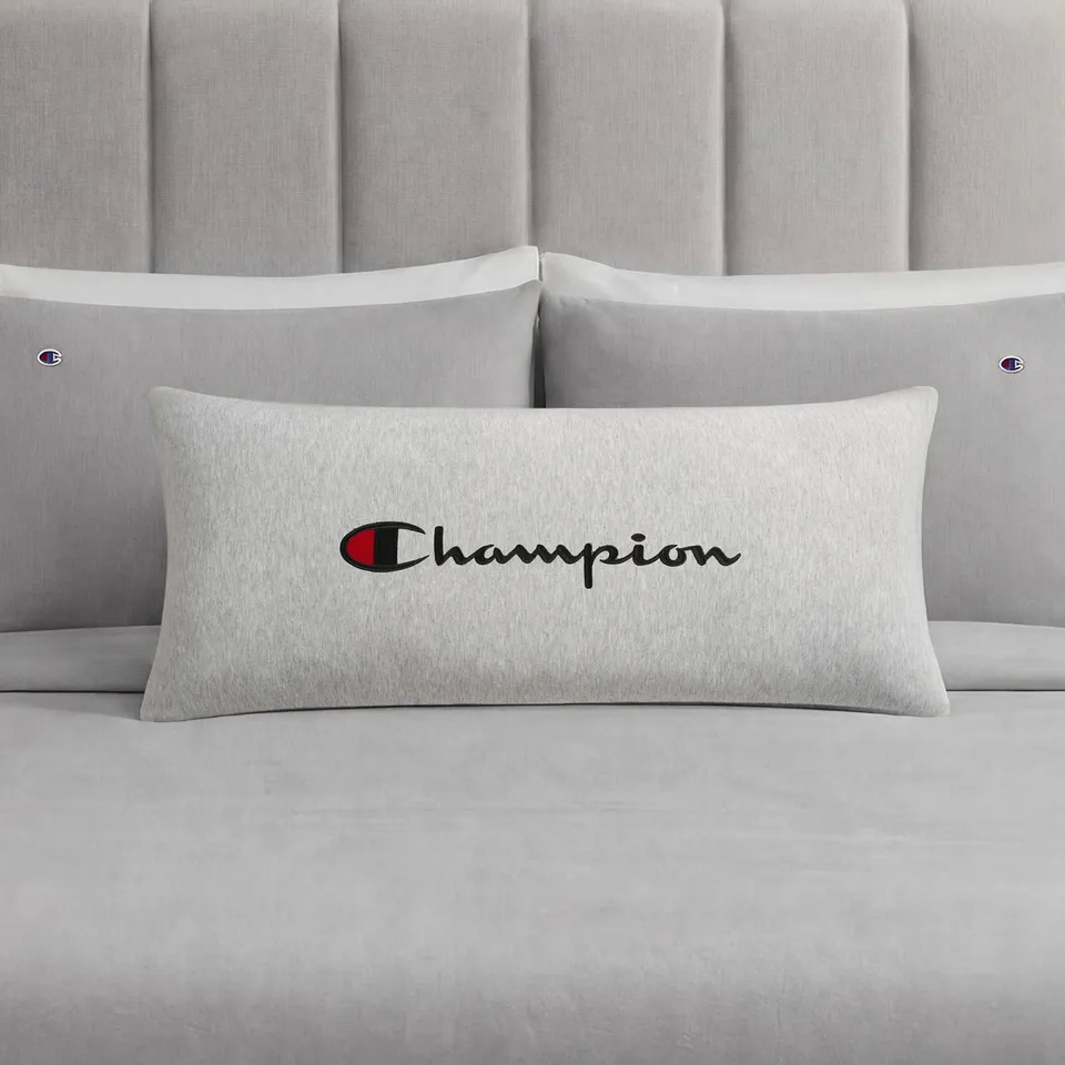 Champion Jersey traversin gris 40x91 cm polyester