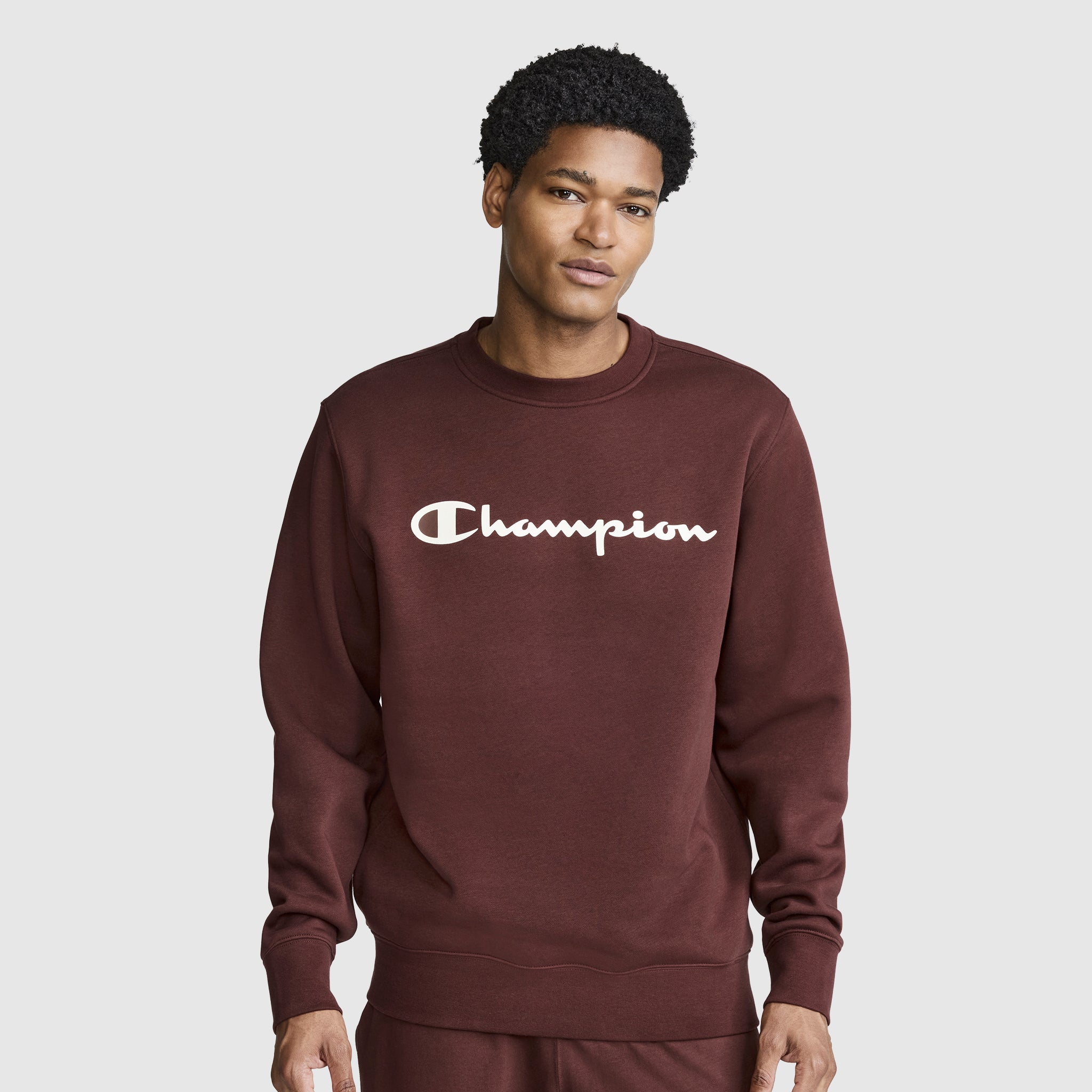 Champion Powerblend Crewneck sweat col rond marron Bitter Chocolate