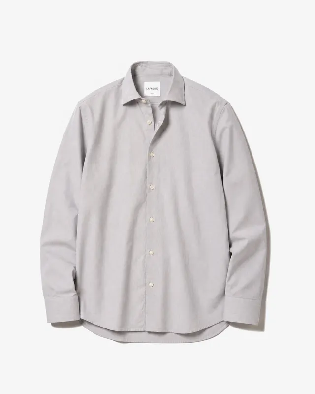 LAFAURIE DAUPHINE chemise azur écru coton bio rayée