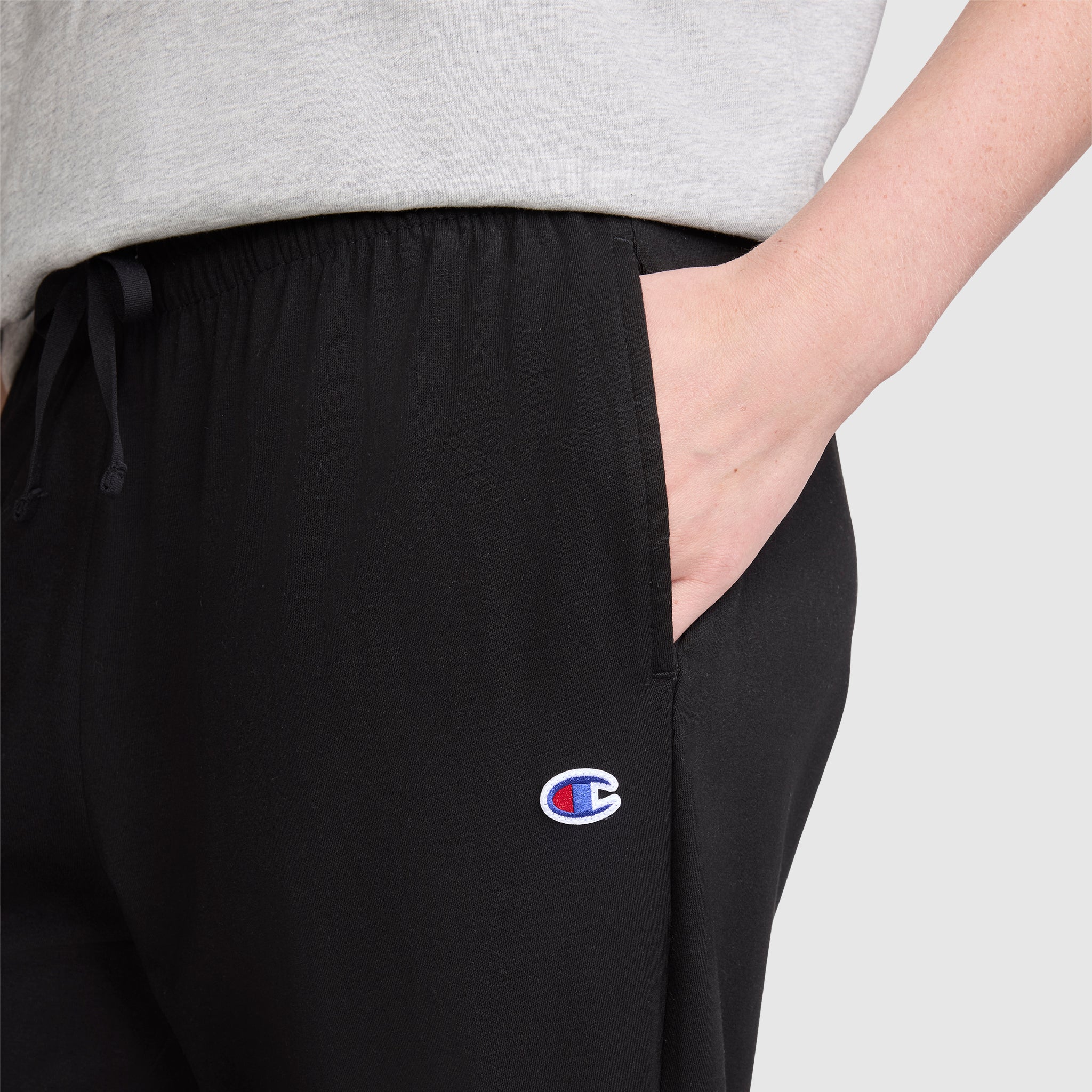 Champion Pants Lightweight pantalon jogging noir coton taille élastique