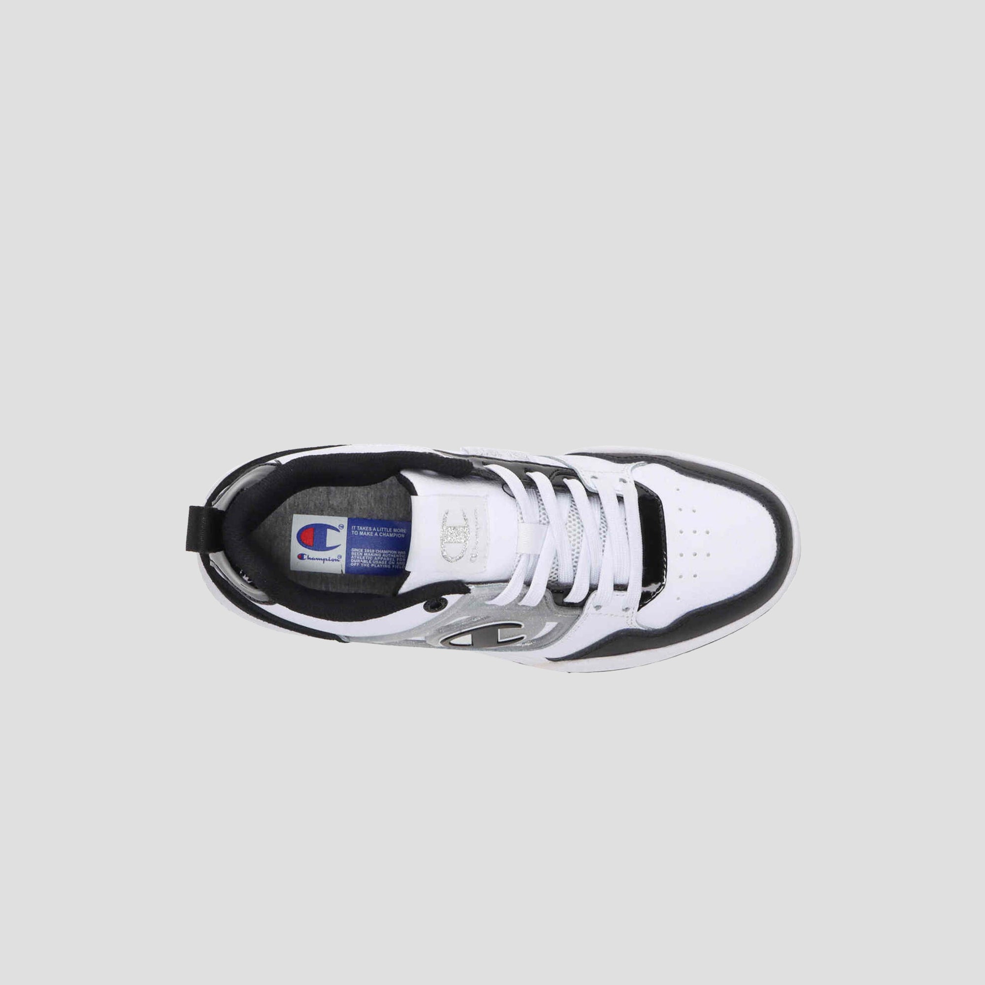 Champion 5-on-5 Low baskets femme blanc noir tige basse