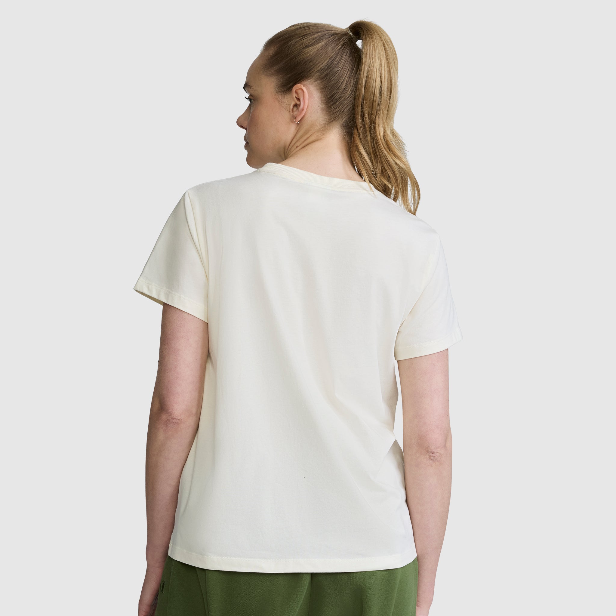 Champion Squad Graphic T-Shirt tee-shirt écru coton