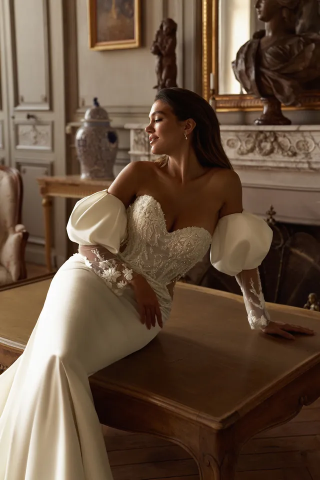 Le Jour de Notre Oui Charisma robe de mariée blanche