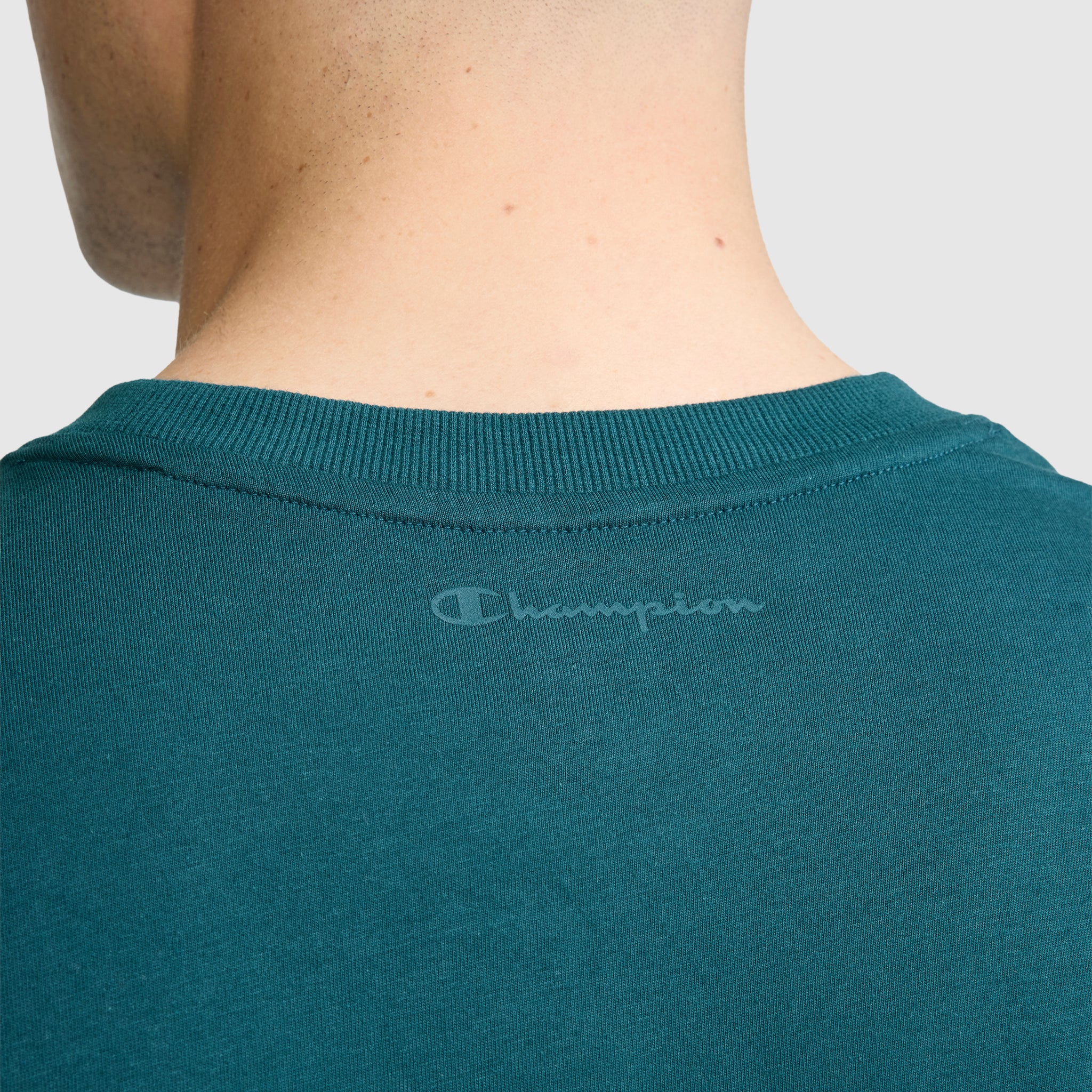Champion Classic Graphic T-shirt homme vert sarcelle coton