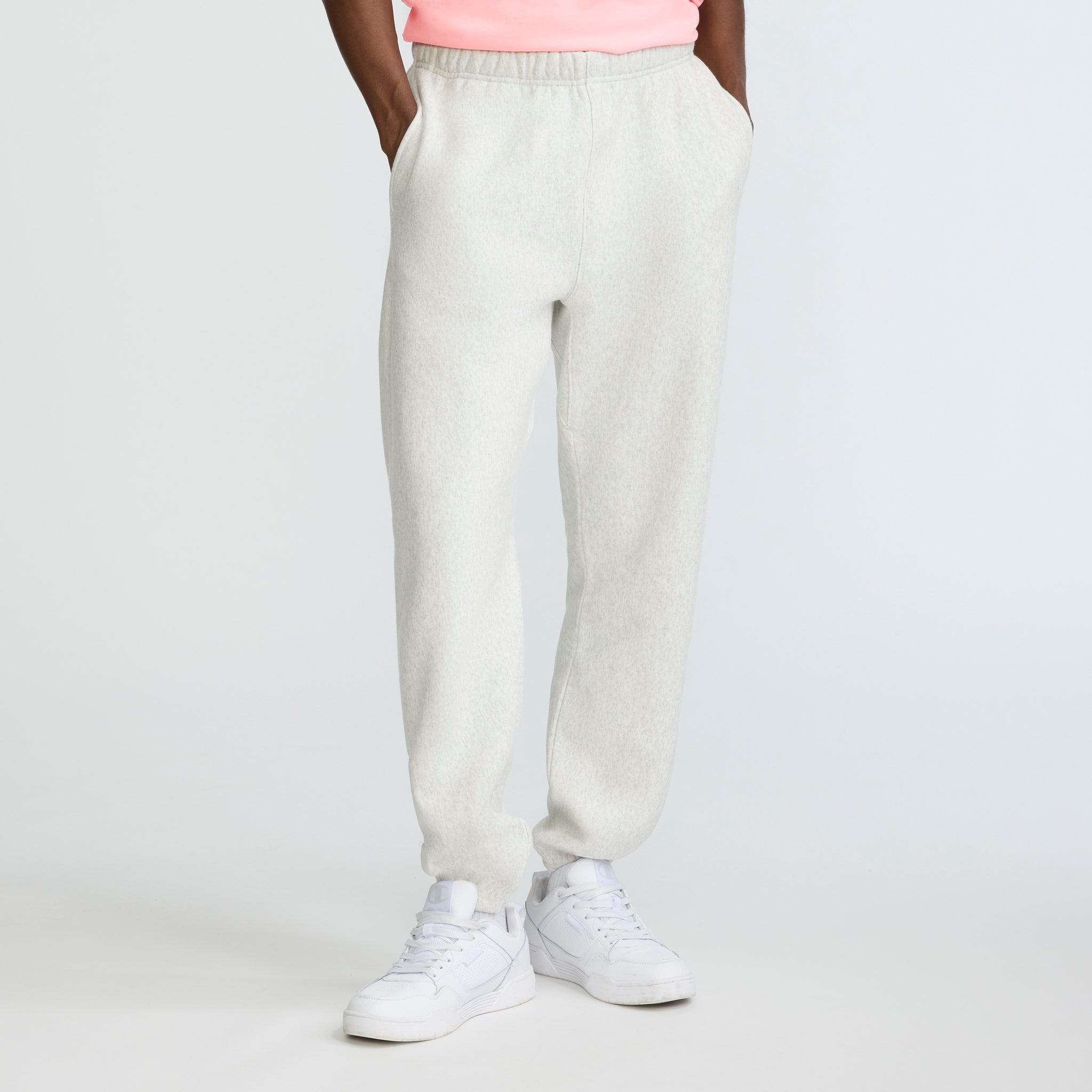Champion Reverse Weave jogging homme gris chiné molleton