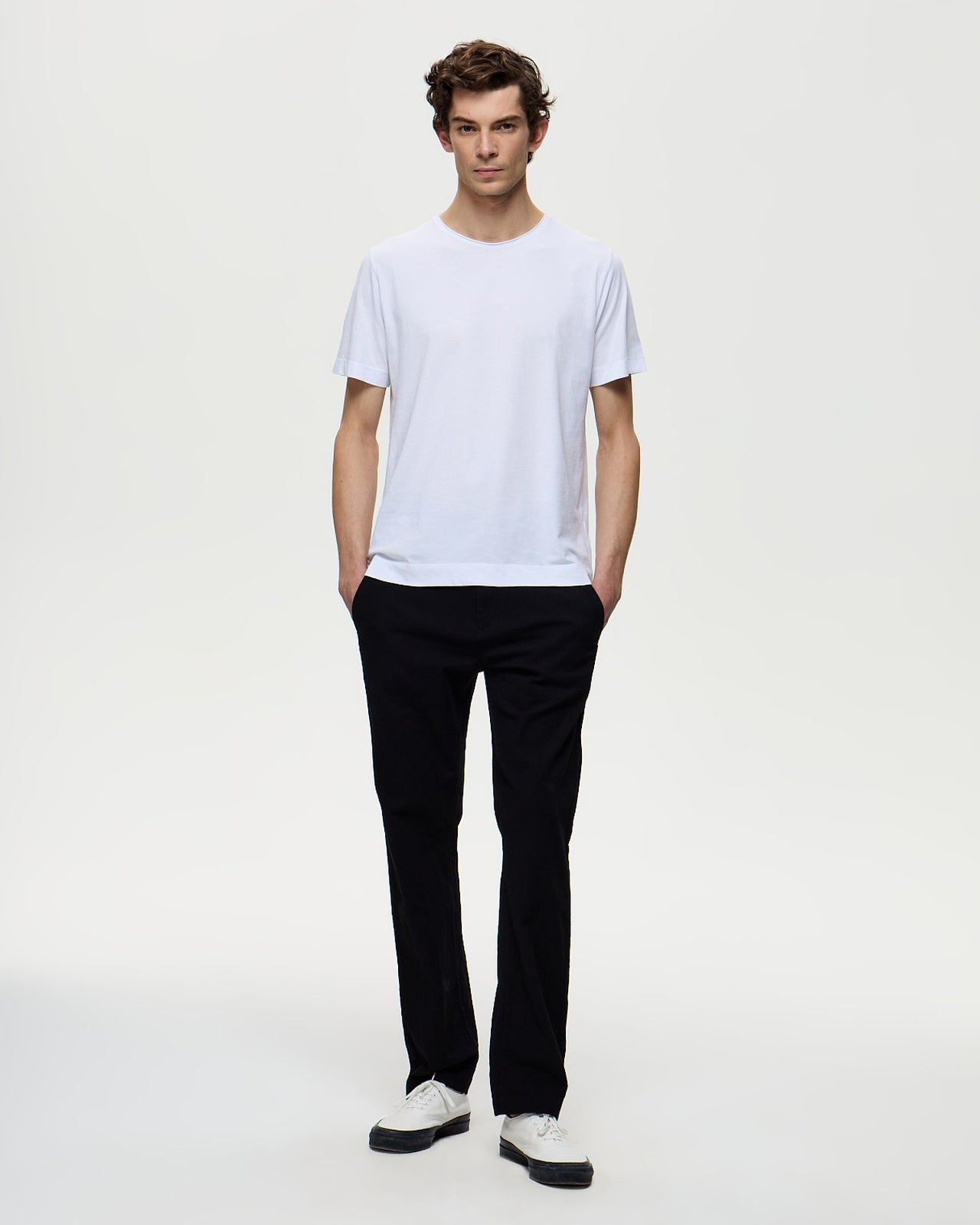 LAFAURIE Basile T-Shirt Blanc Col Rond Voile Coton