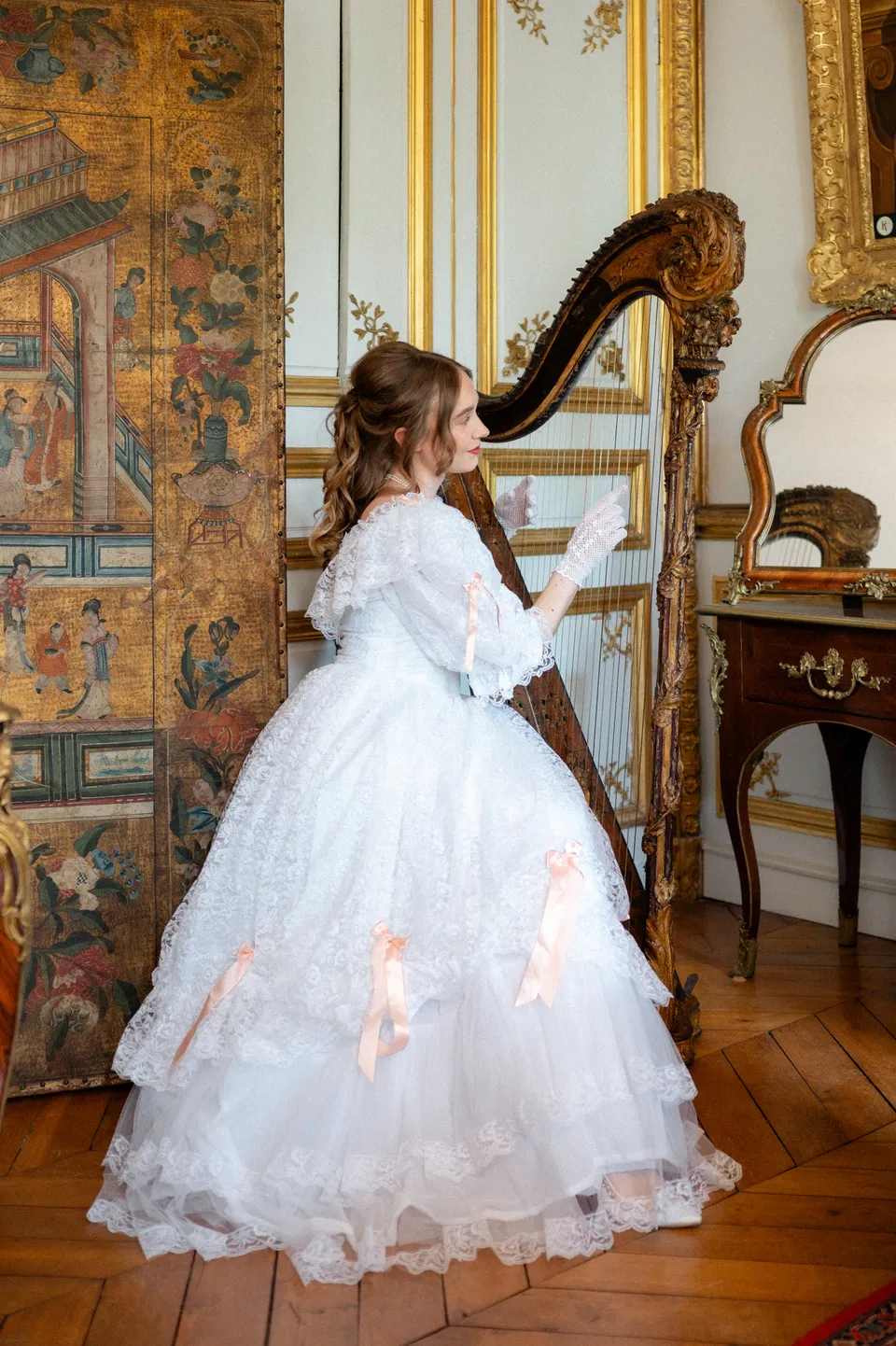 Solène Gisèle La mariée Seraphine robe de mariée blanche 34 rubans