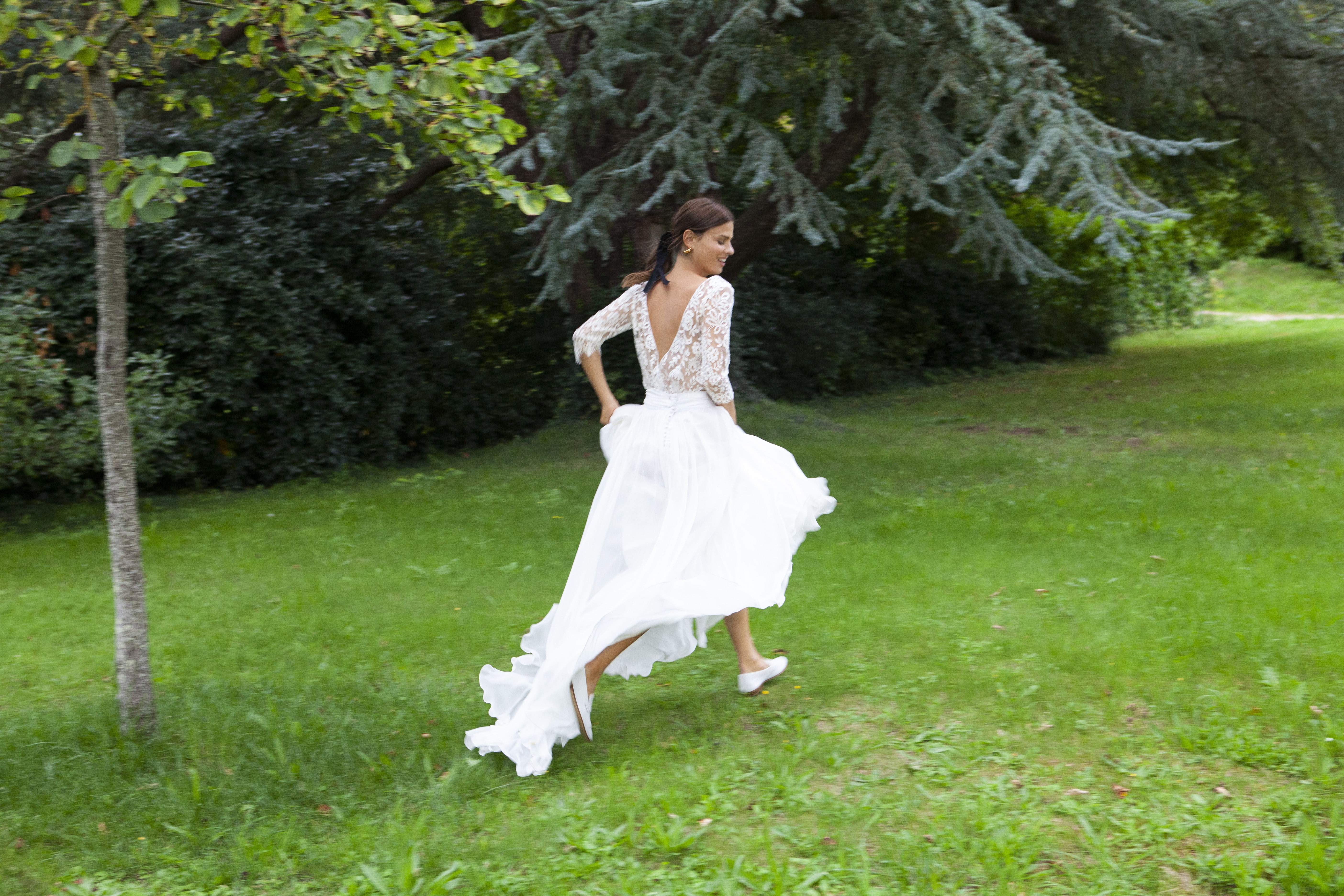 Maison Floret Prêt-à-marier Hadrien top de mariée dentelle Calais