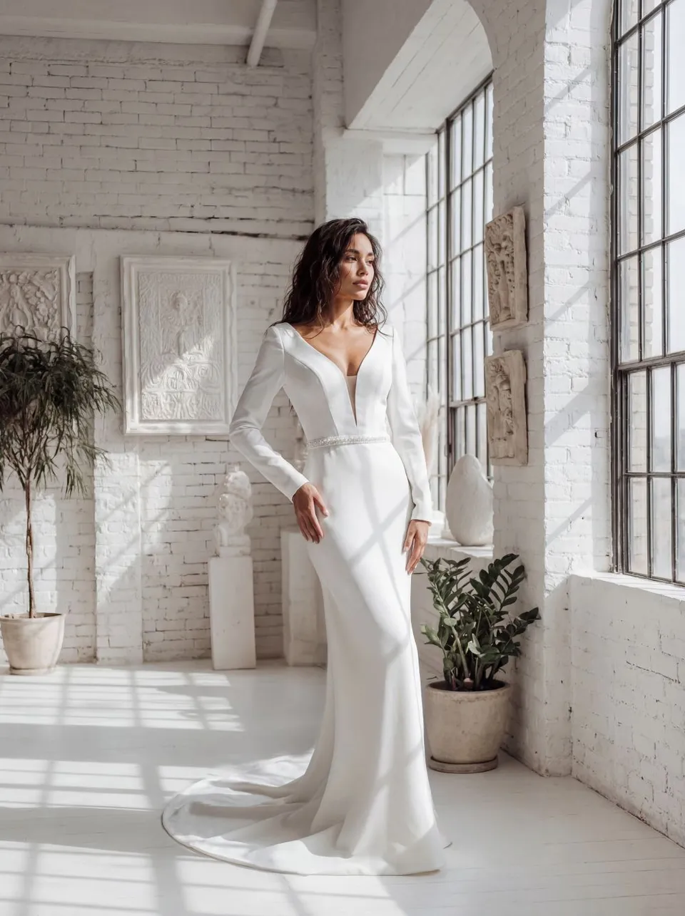 Hervé Paris Promise Pyper robe de mariée satin