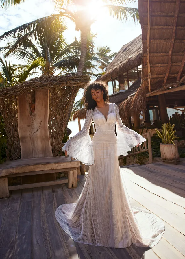 Hervé Paris Mystical Collection Biata robe de mariée longue