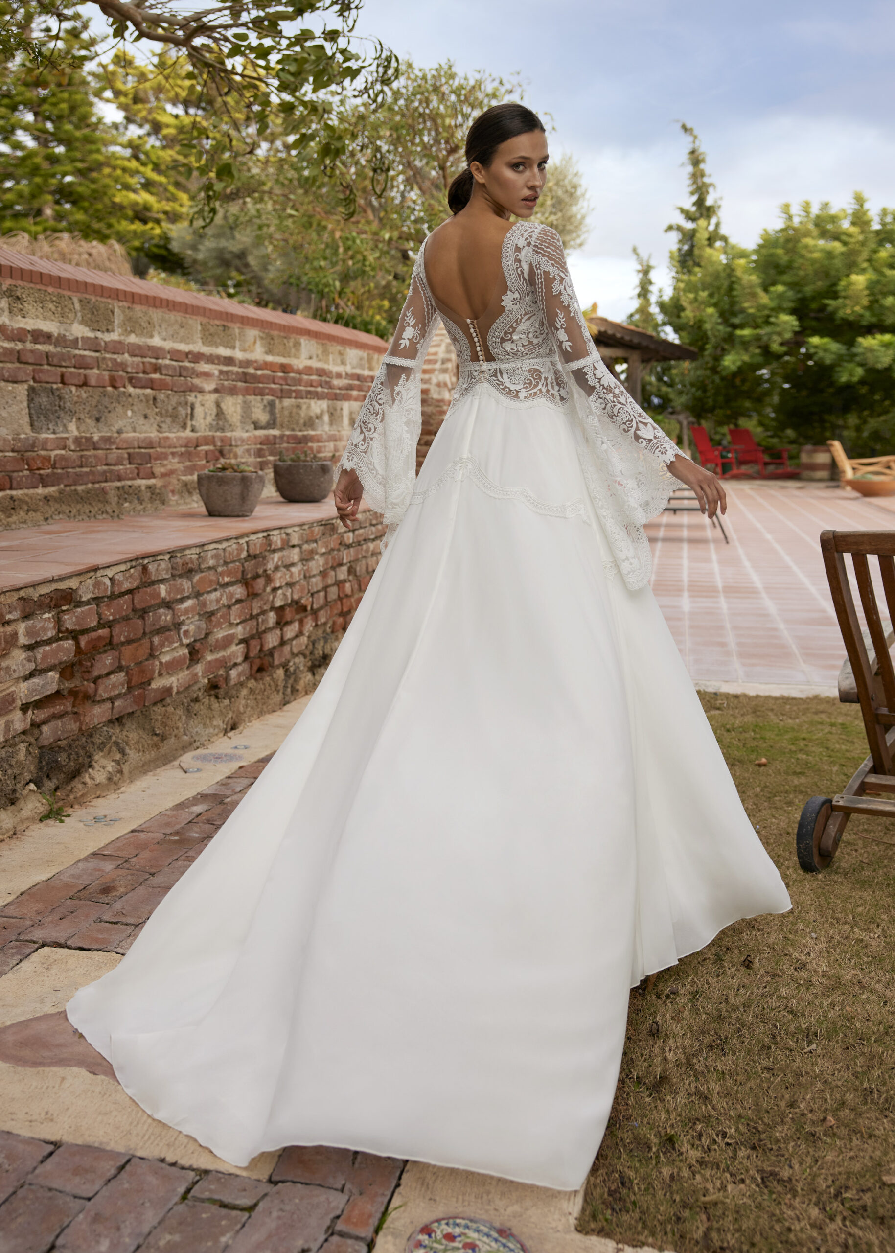 Hervé Paris My Freedom Alexine robe de mariée ivoire fluide