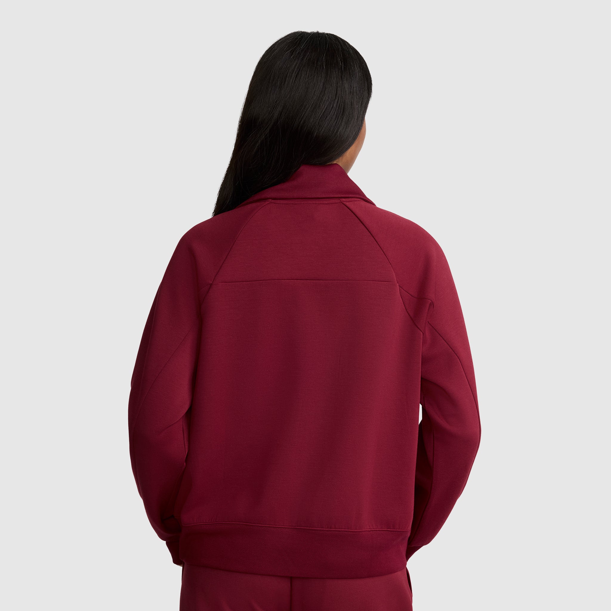 Champion Quarter-Zip Pullover sweat rouge