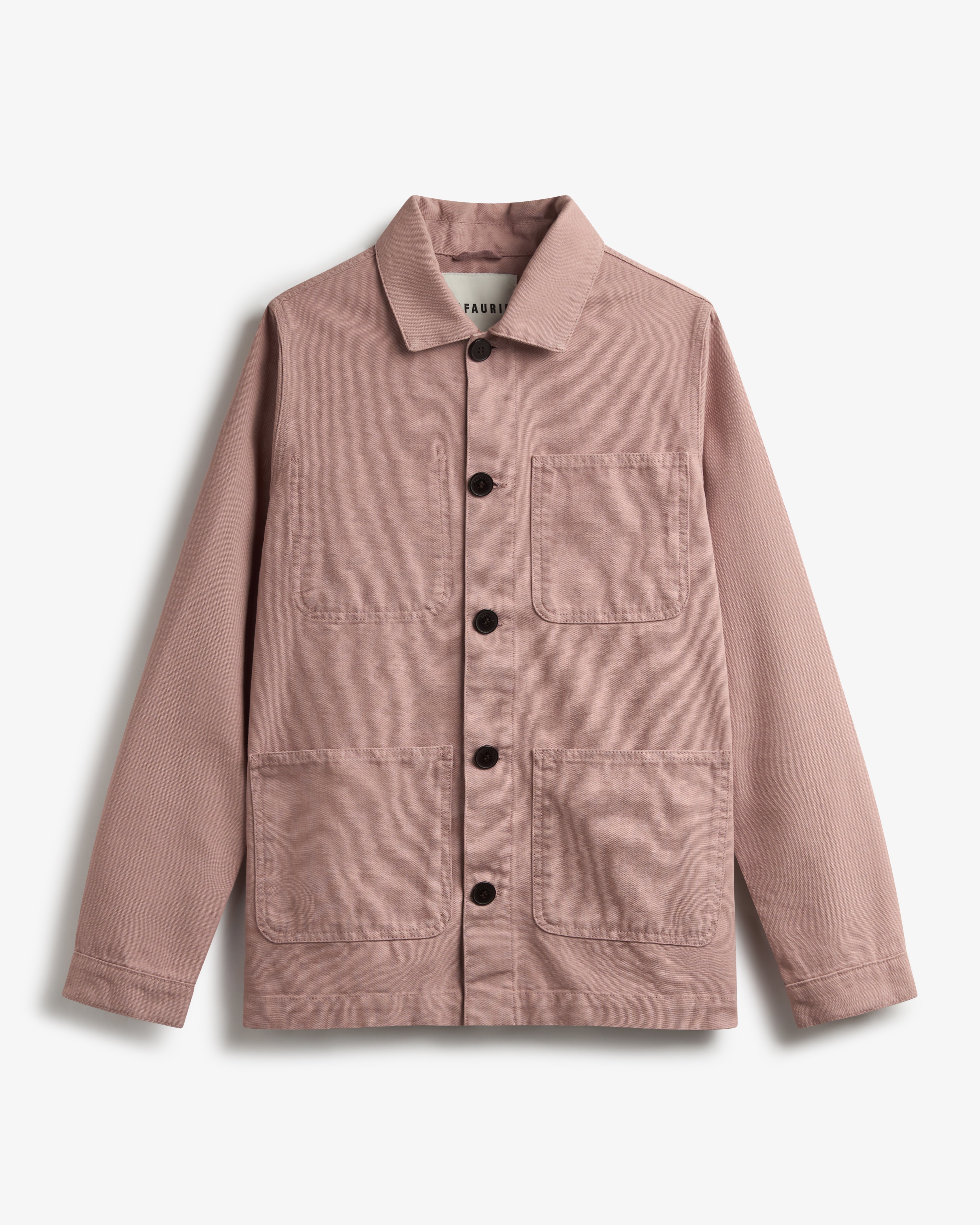 LAFAURIE Delaunay veste de peintre rose quartz canevas coton