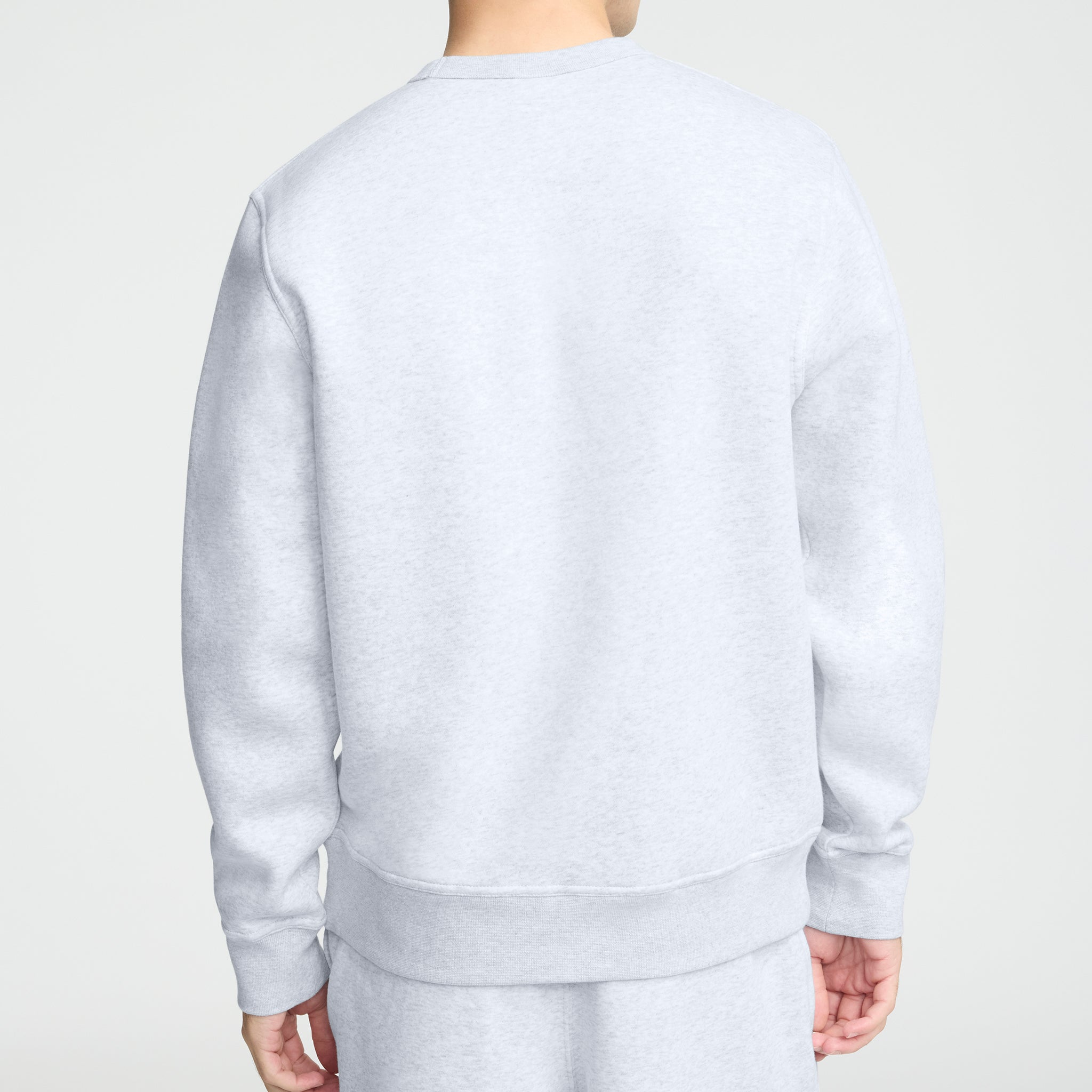 Champion Powerblend Crewneck Sweat Homme Gris Chiné Chaud