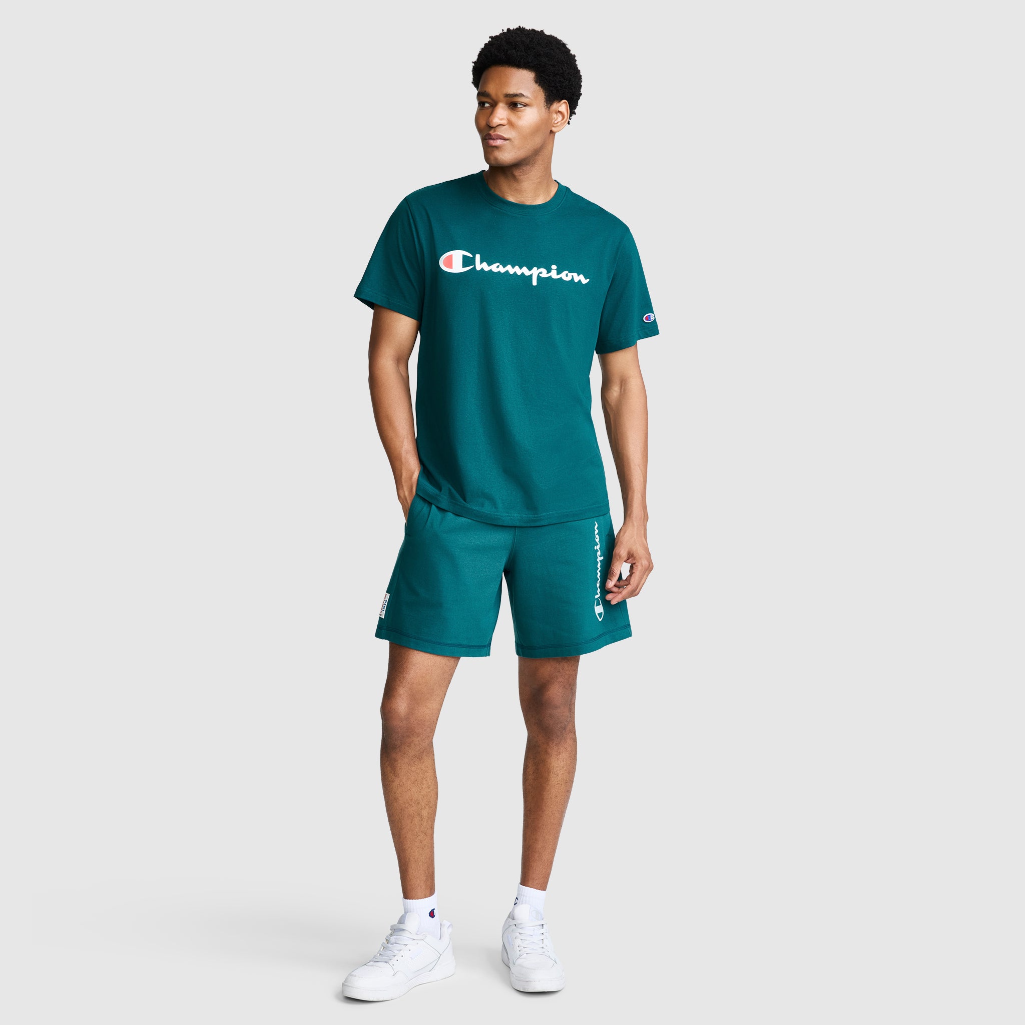 Champion Shorts 7" Jersey Shorts Script Logo short vert