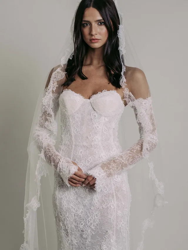 Rime Arodaky Bridal Infinity robe de mariée sirène dentelle