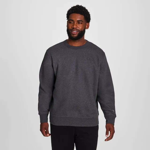 Champion Powerblend C Logo sweat gris grande taille