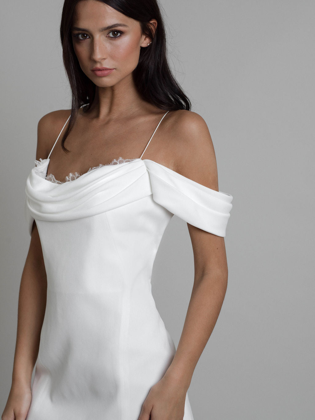 Rime Arodaky Bridal Moonlight robe de mariée courte dentelle