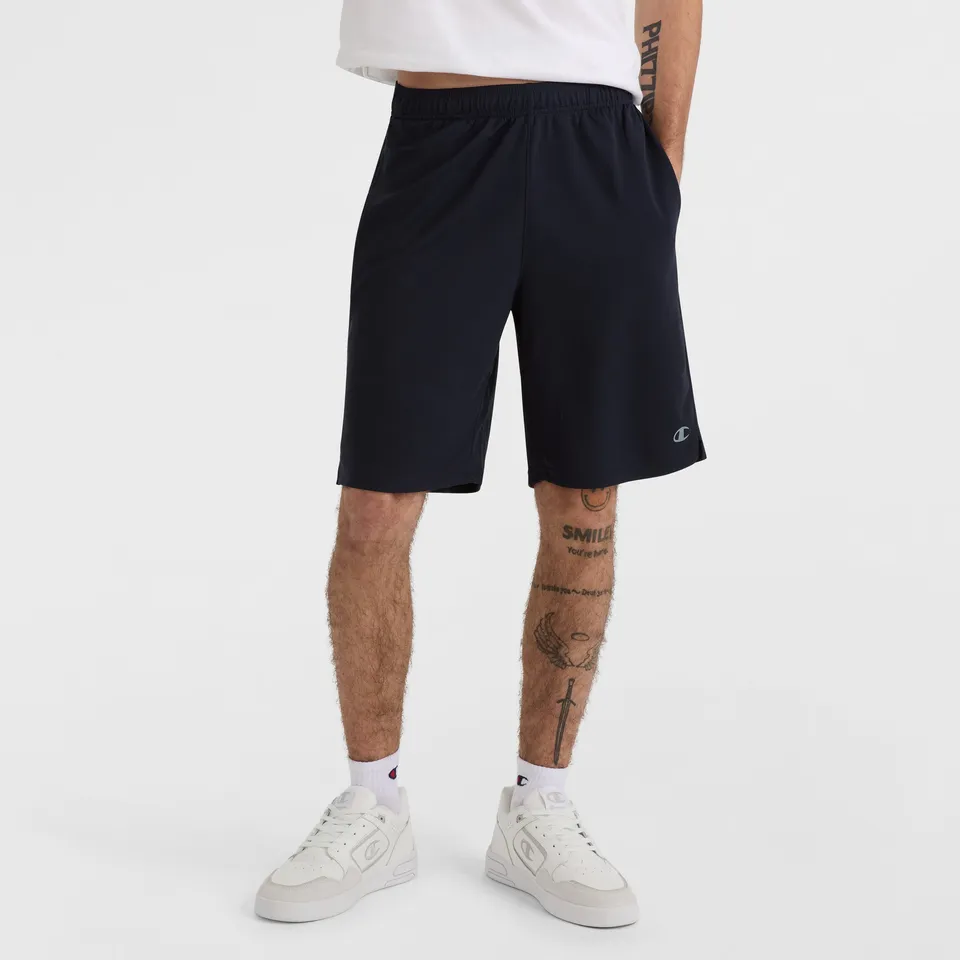Champion Shorts short sport homme navy 10 pouces poches