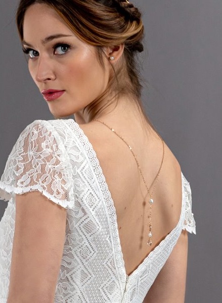 Le Jour de Notre Oui Bijoux de Dos bijou de dos mariée