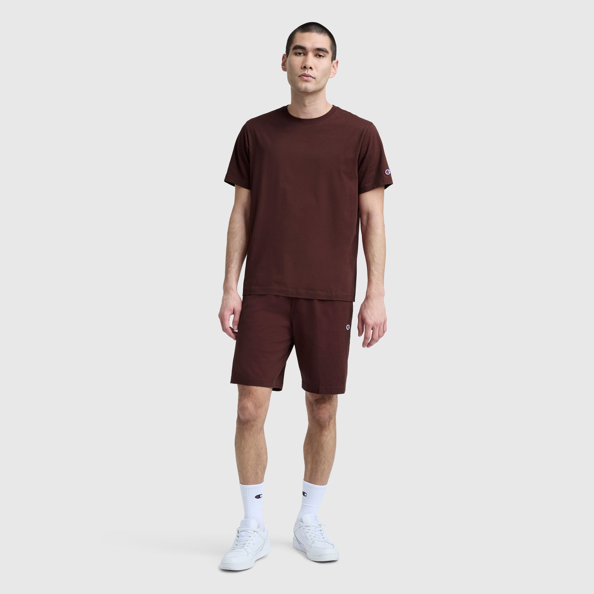 Champion 9 Lightweight Lounge short homme Marron coton 9 pouces