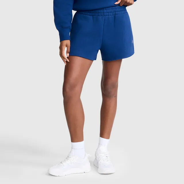 Champion Powerblend Short molleton 3" bleu XS-2XL