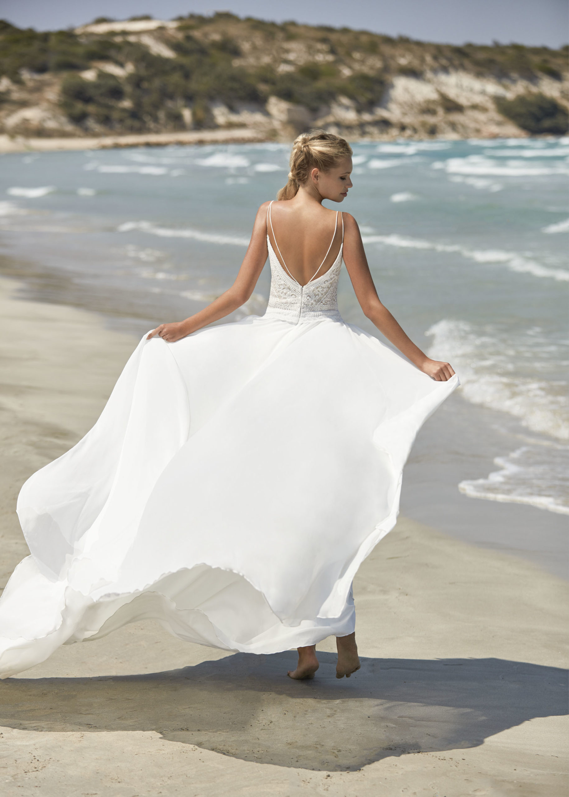 Hervé Paris Boho Valberg robe de mariée blanche