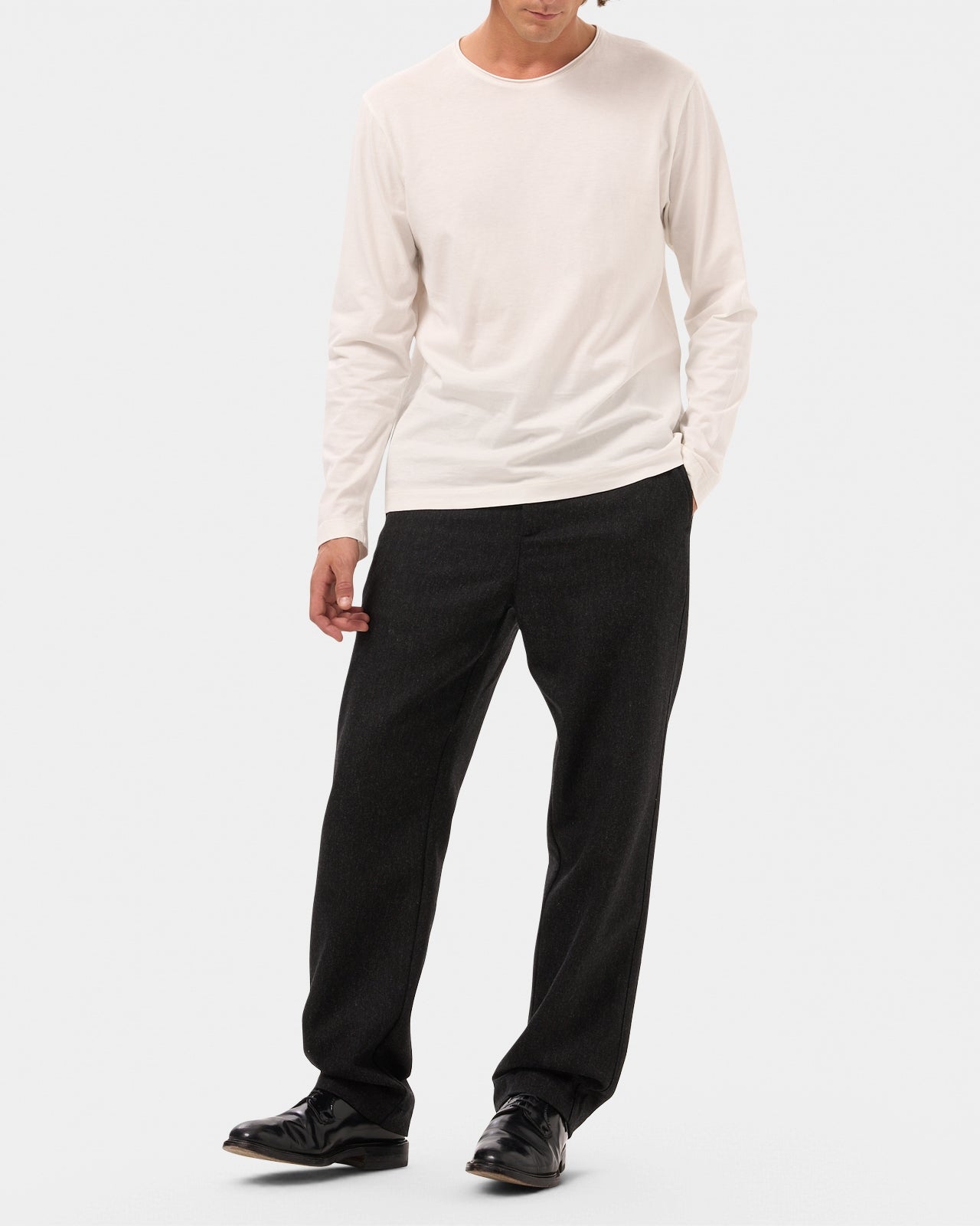 LAFAURIE ACHILLE T-shirt Blanc Manches Longues Coton