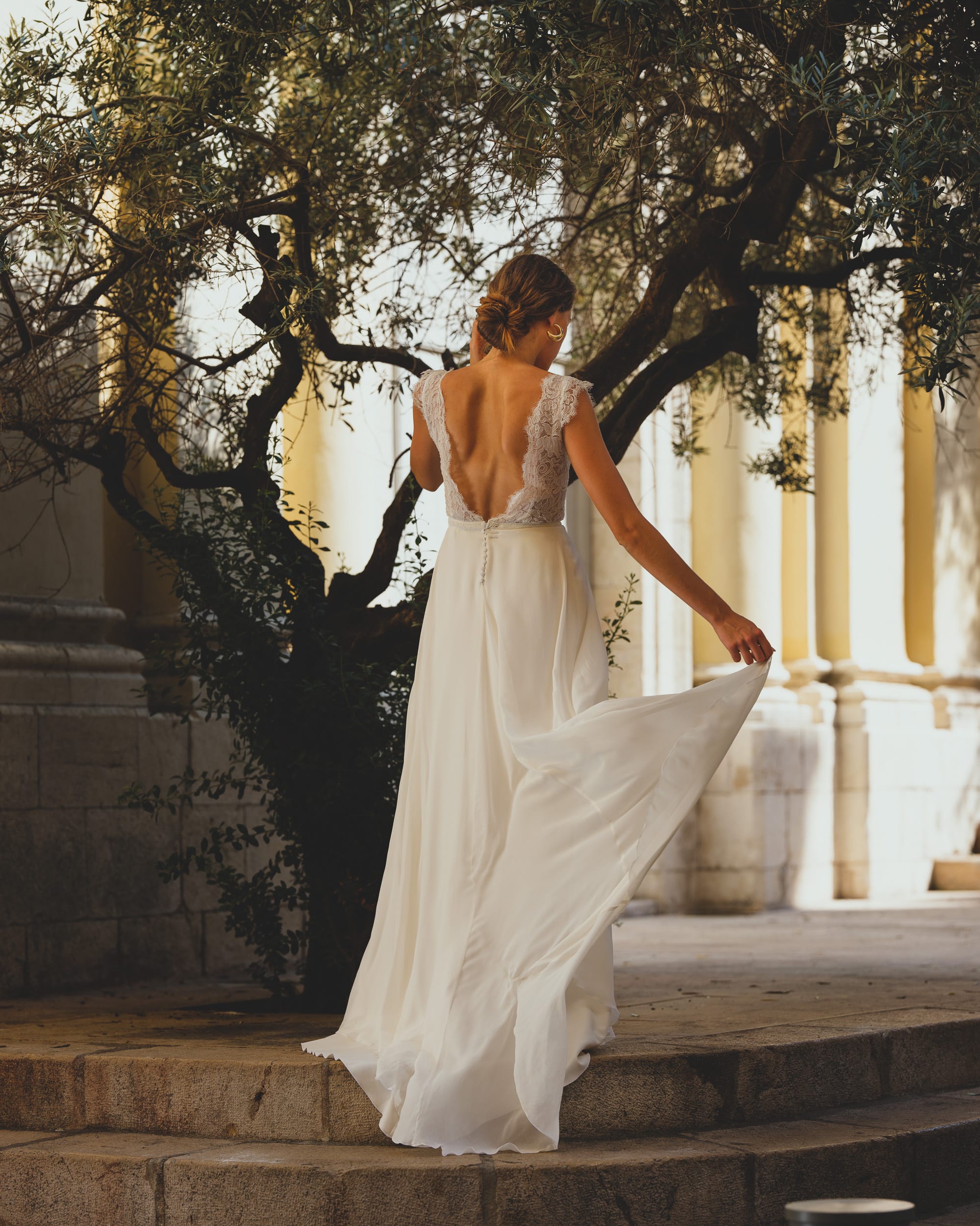 Maison Floret Sur-mesure Marcello robe dentelle Calais