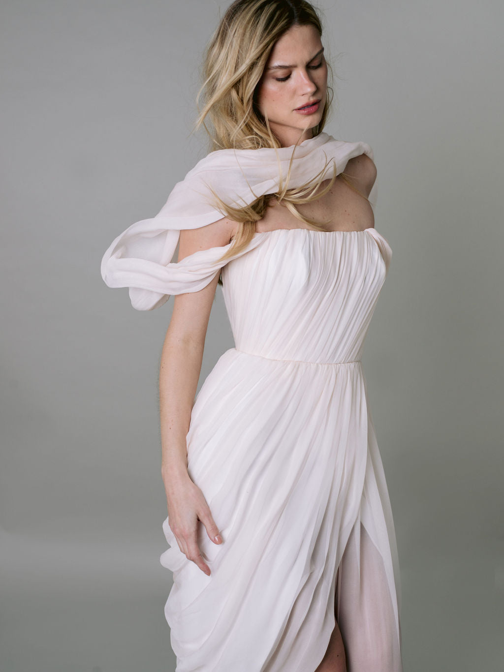 Rime Arodaky Bridal Georgie robe de mariée crêpe 36