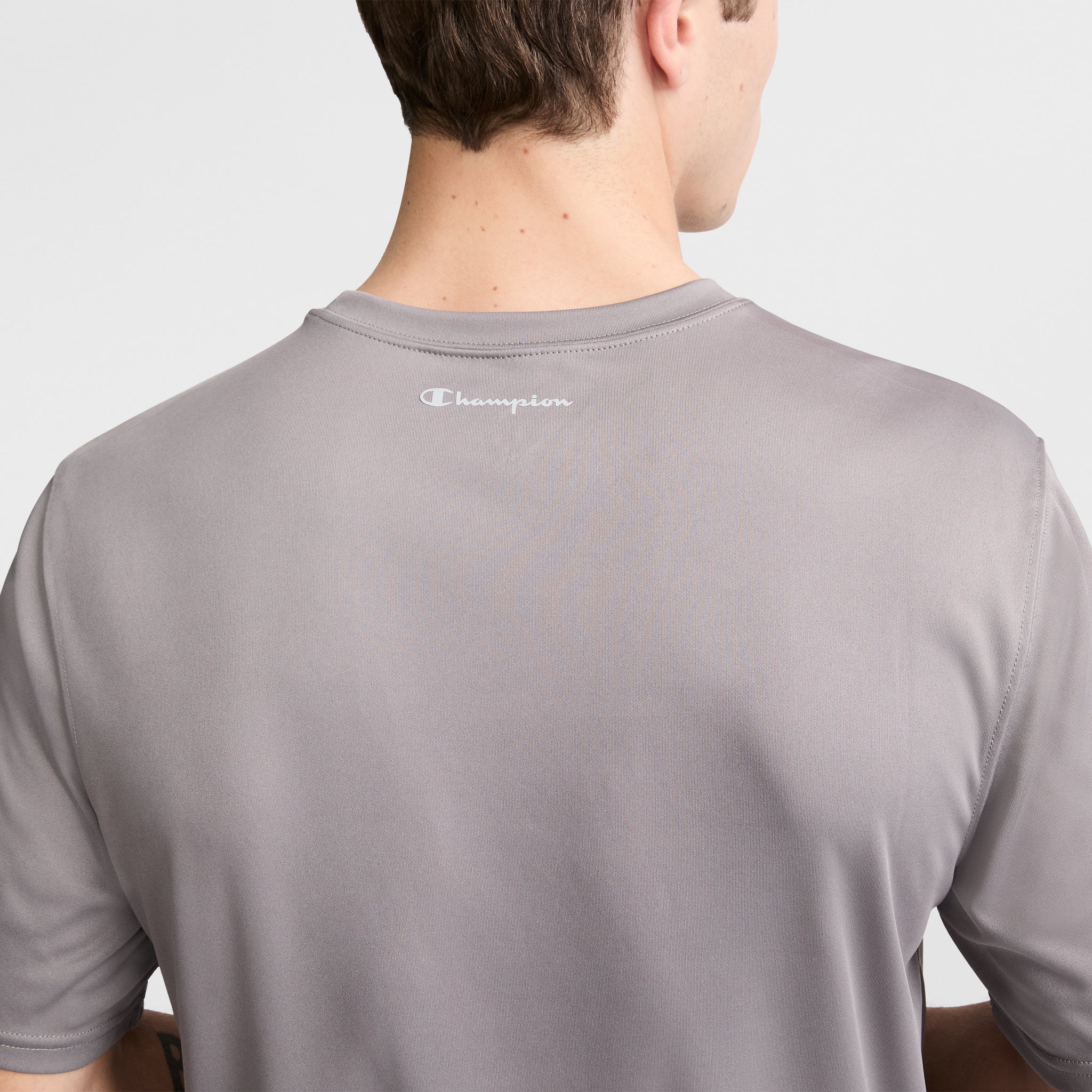 Champion Sport T-Shirt Reflective C Logo Stone Gray homme