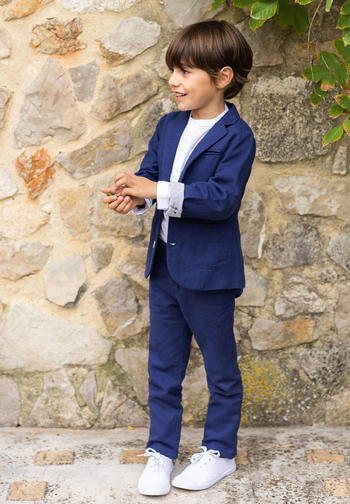 Le Jour de Notre Oui Arsène Bleu marine costume garçon cérémonie