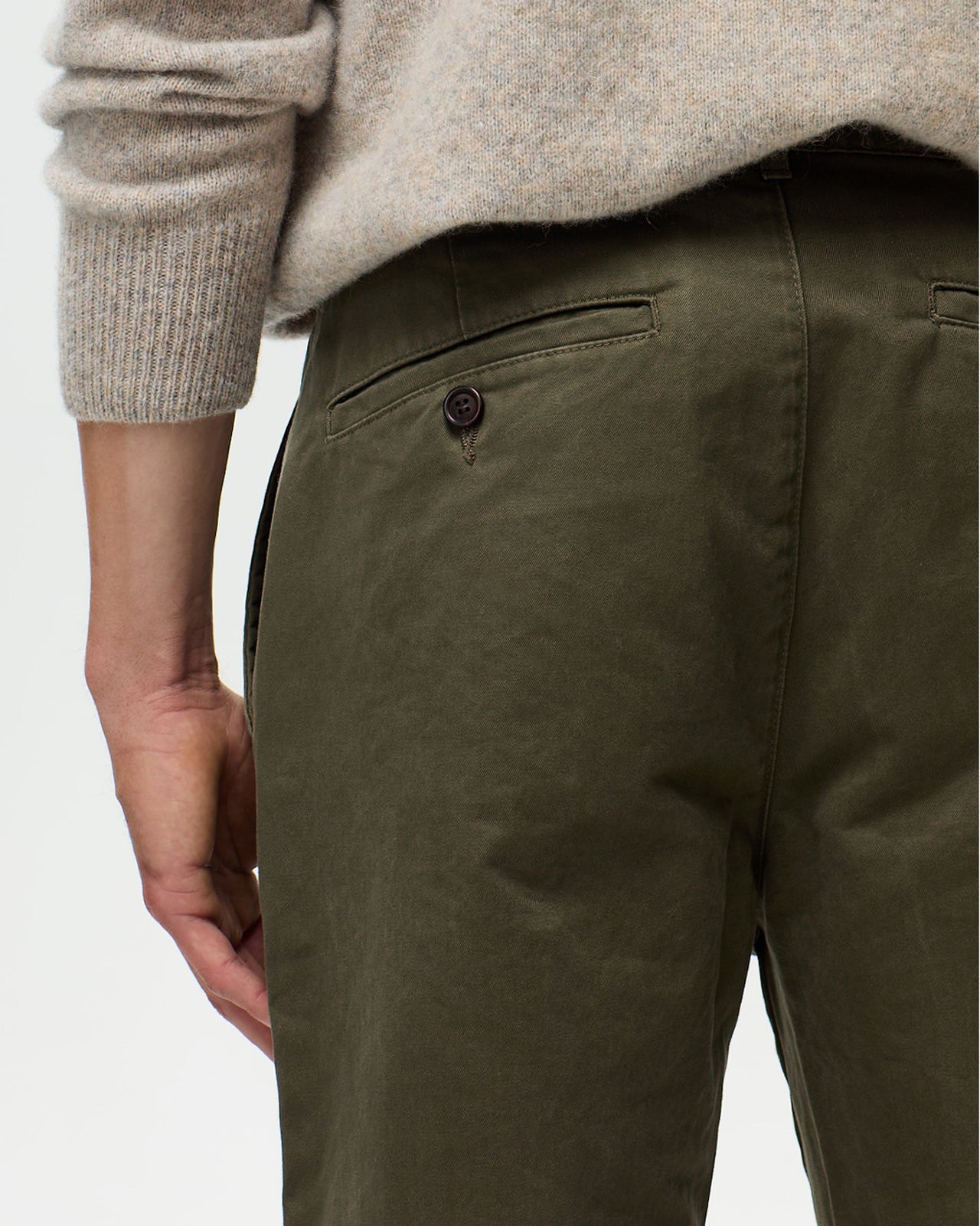 LAFAURIE VICTOR Army pantalon chino coton coupe droite