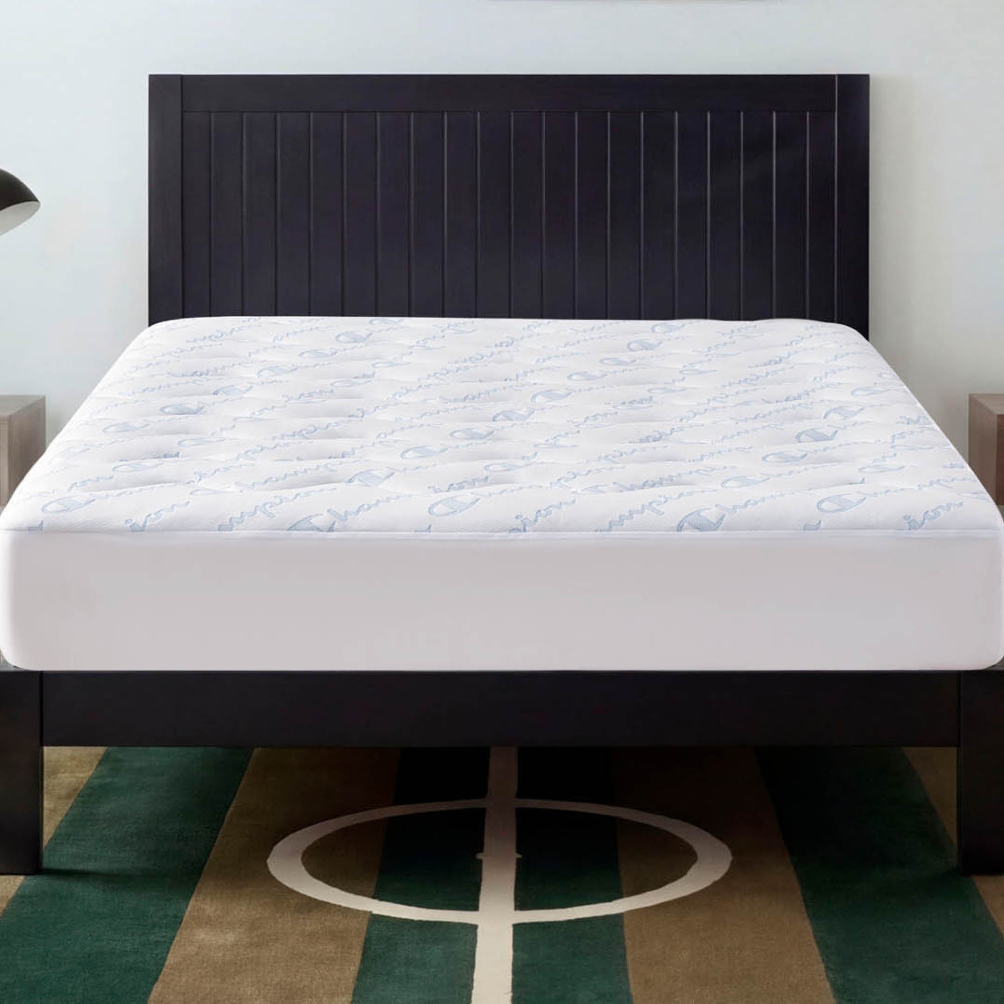 Champion Room Decor Cooling Knit Protège-Matelas Blanc Queen