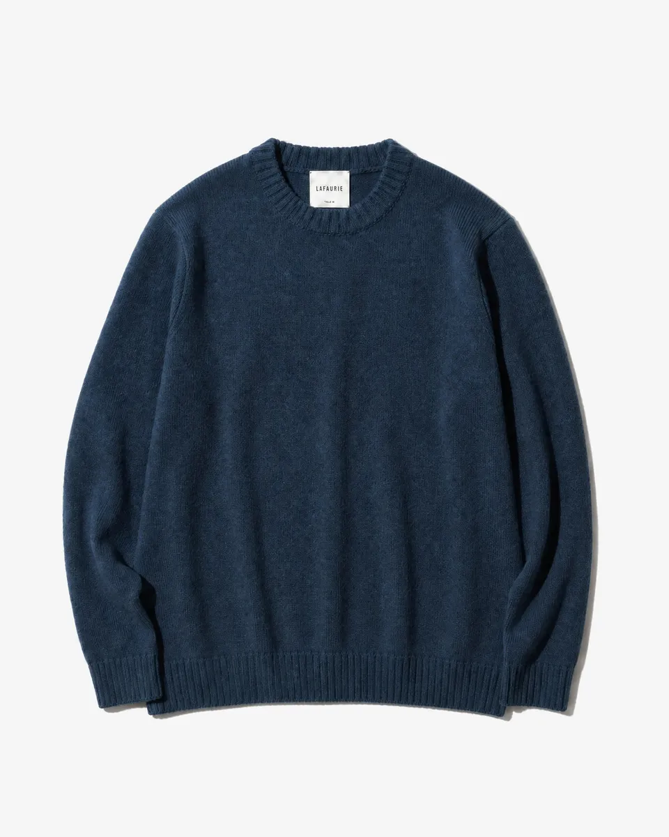 LAFAURIE Claudio pull laine bleu paon jauge 7