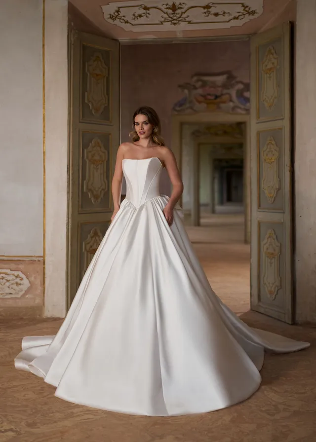 Hervé Paris Novel Nichelle robe de mariée tulle